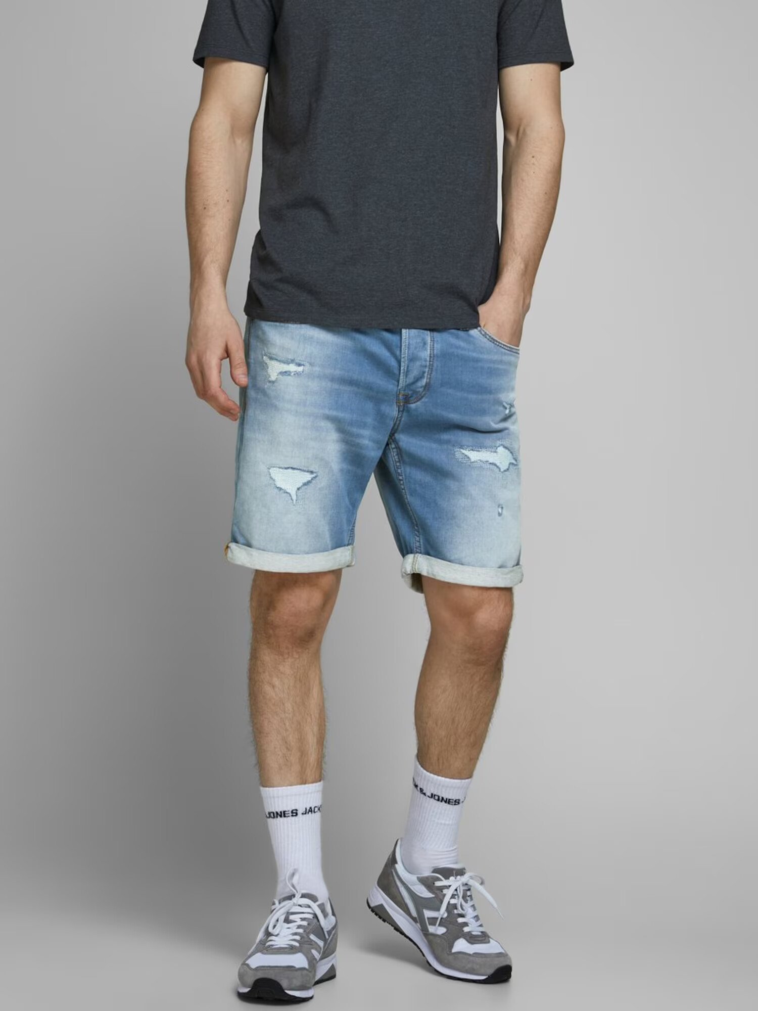 JACK & JONES Džínsy 'Rick' modrá denim - Pepit.sk