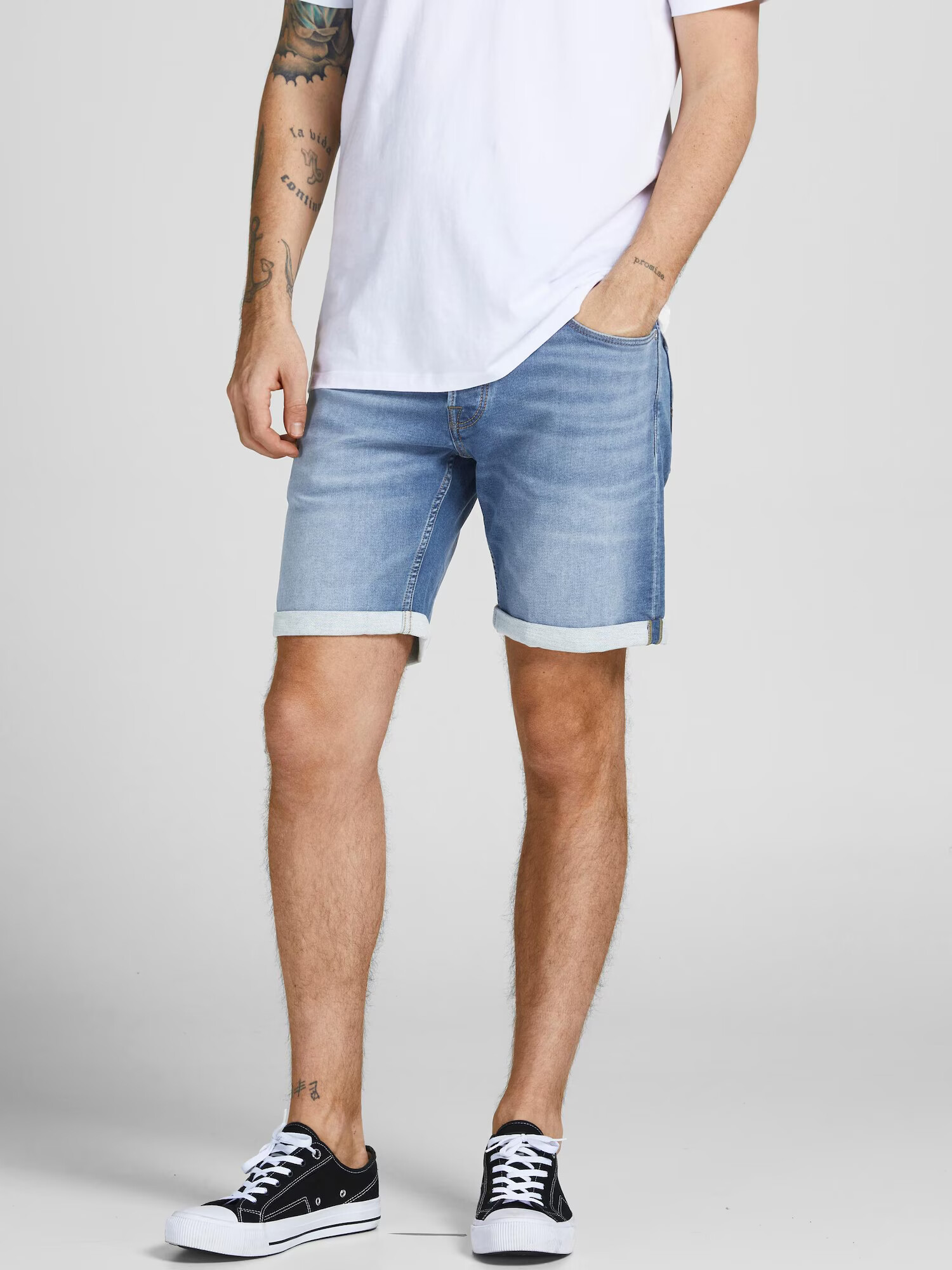 JACK & JONES Džínsy 'Rick' modrá denim - Pepit.sk