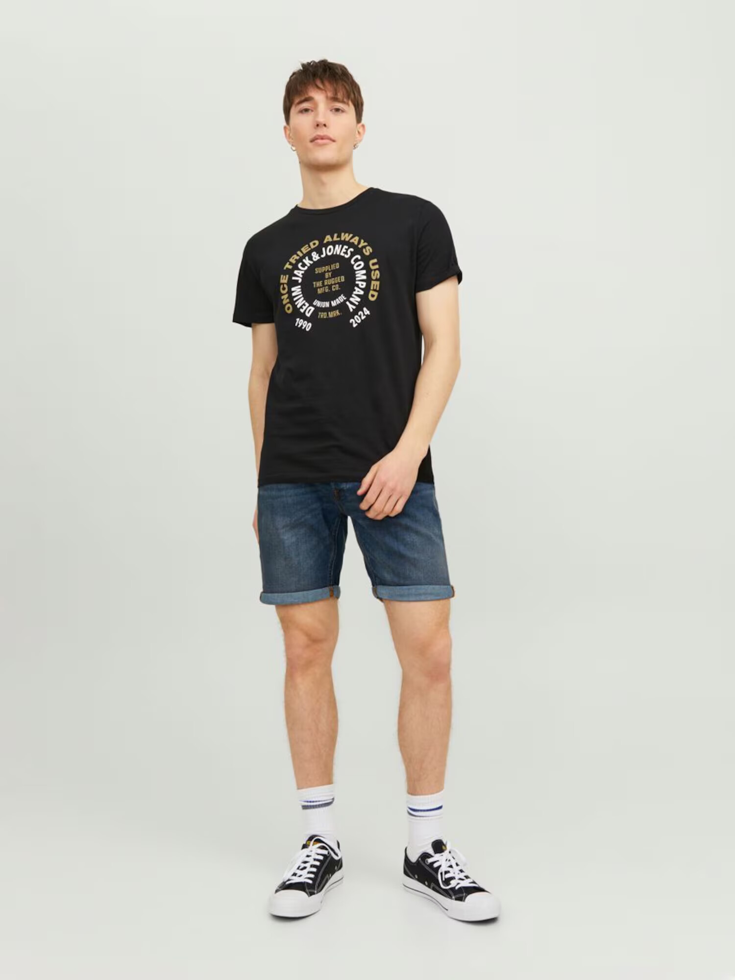 JACK & JONES Džínsy 'Rick' modrá denim - Pepit.sk