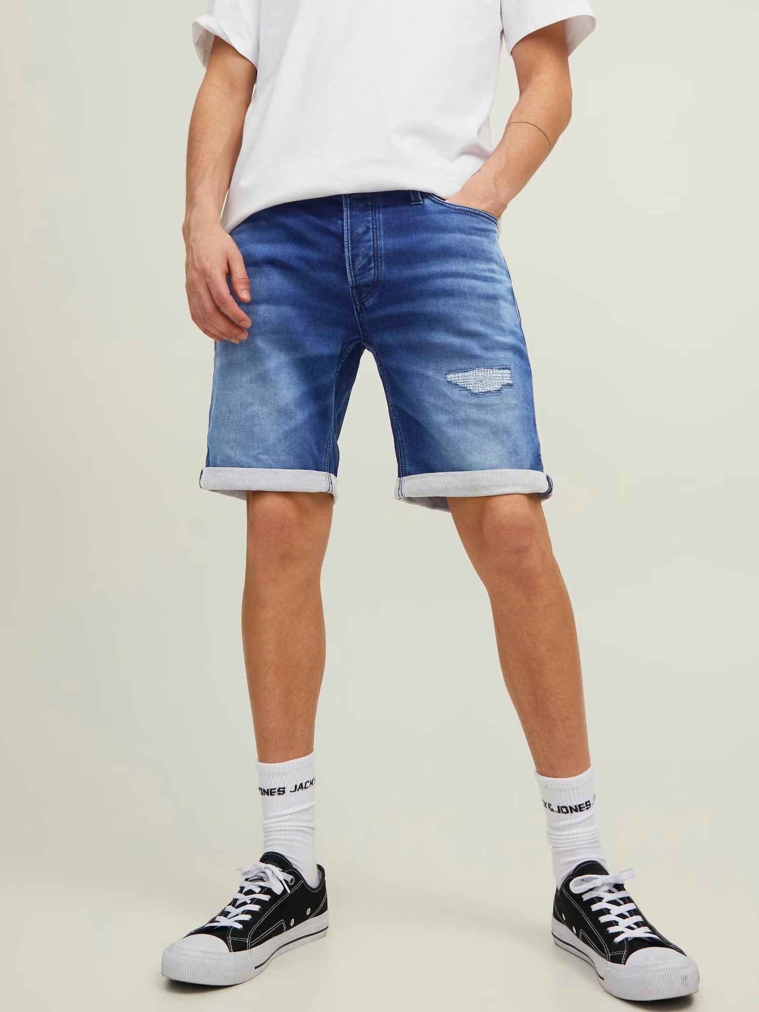 JACK & JONES Džínsy 'Rick' modrá denim - Pepit.sk