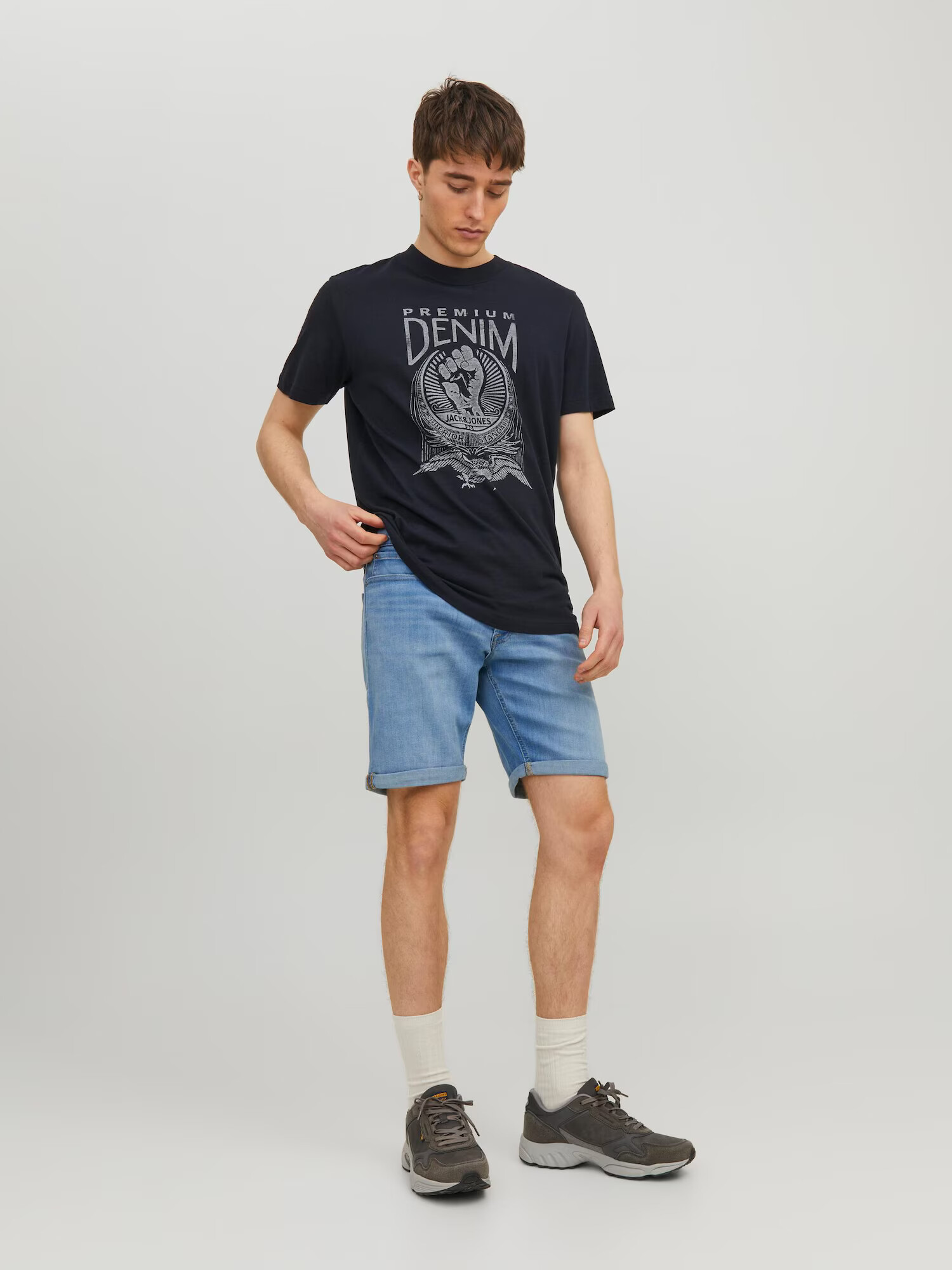 JACK & JONES Džínsy 'Rick' modrá denim - Pepit.sk