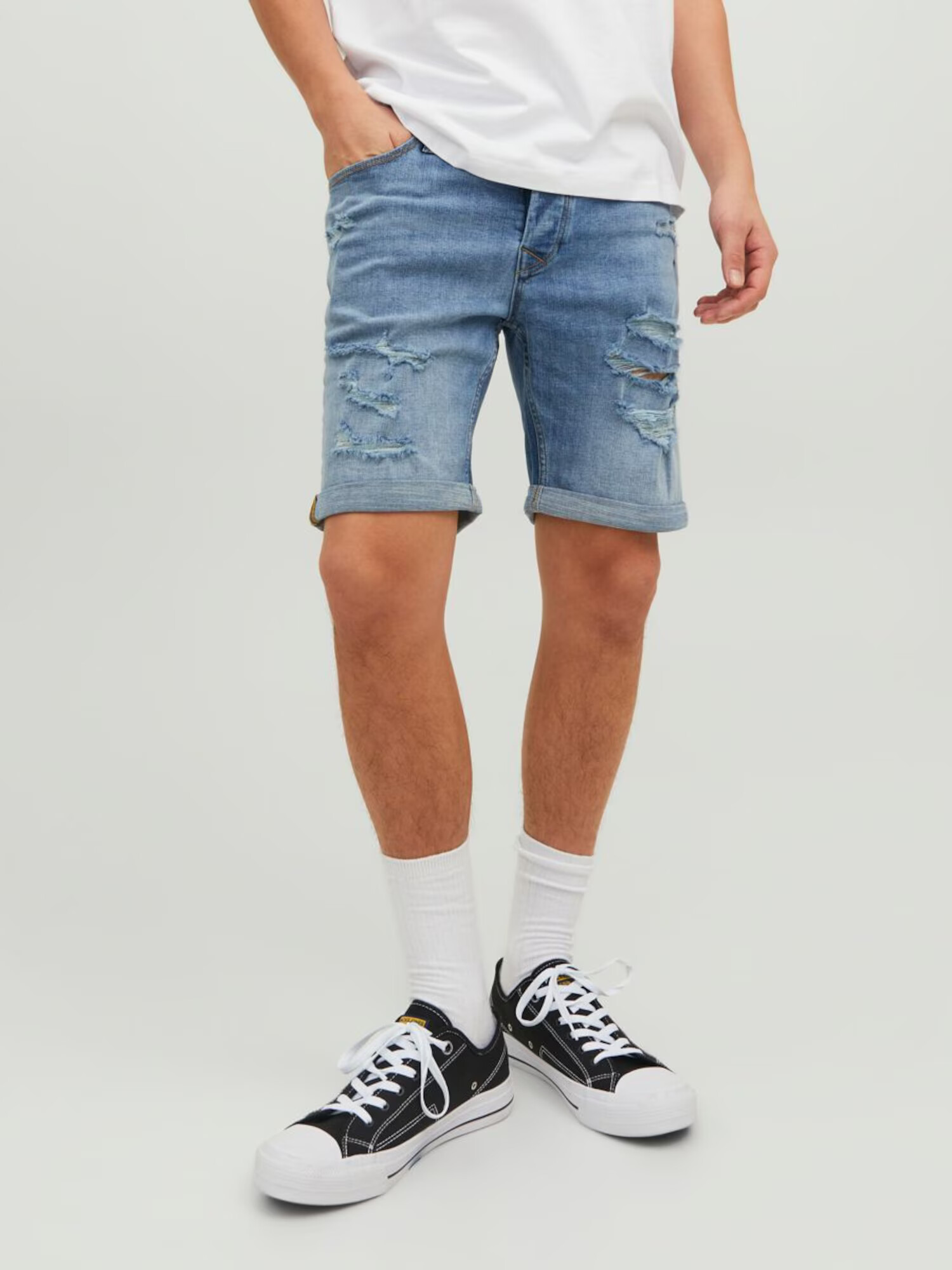 JACK & JONES Džínsy 'Rick' modrá denim - Pepit.sk