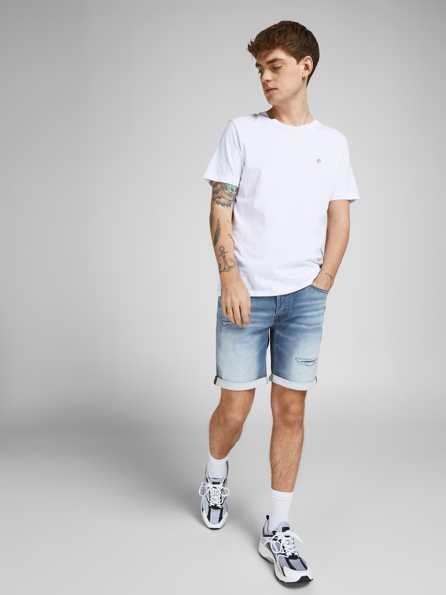 JACK & JONES Džínsy 'Rick' modrá denim - Pepit.sk