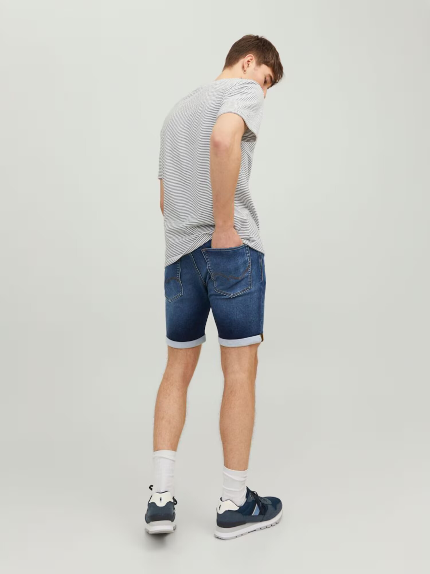 JACK & JONES Džínsy 'Rick' modrá denim / tmavomodrá - Pepit.sk