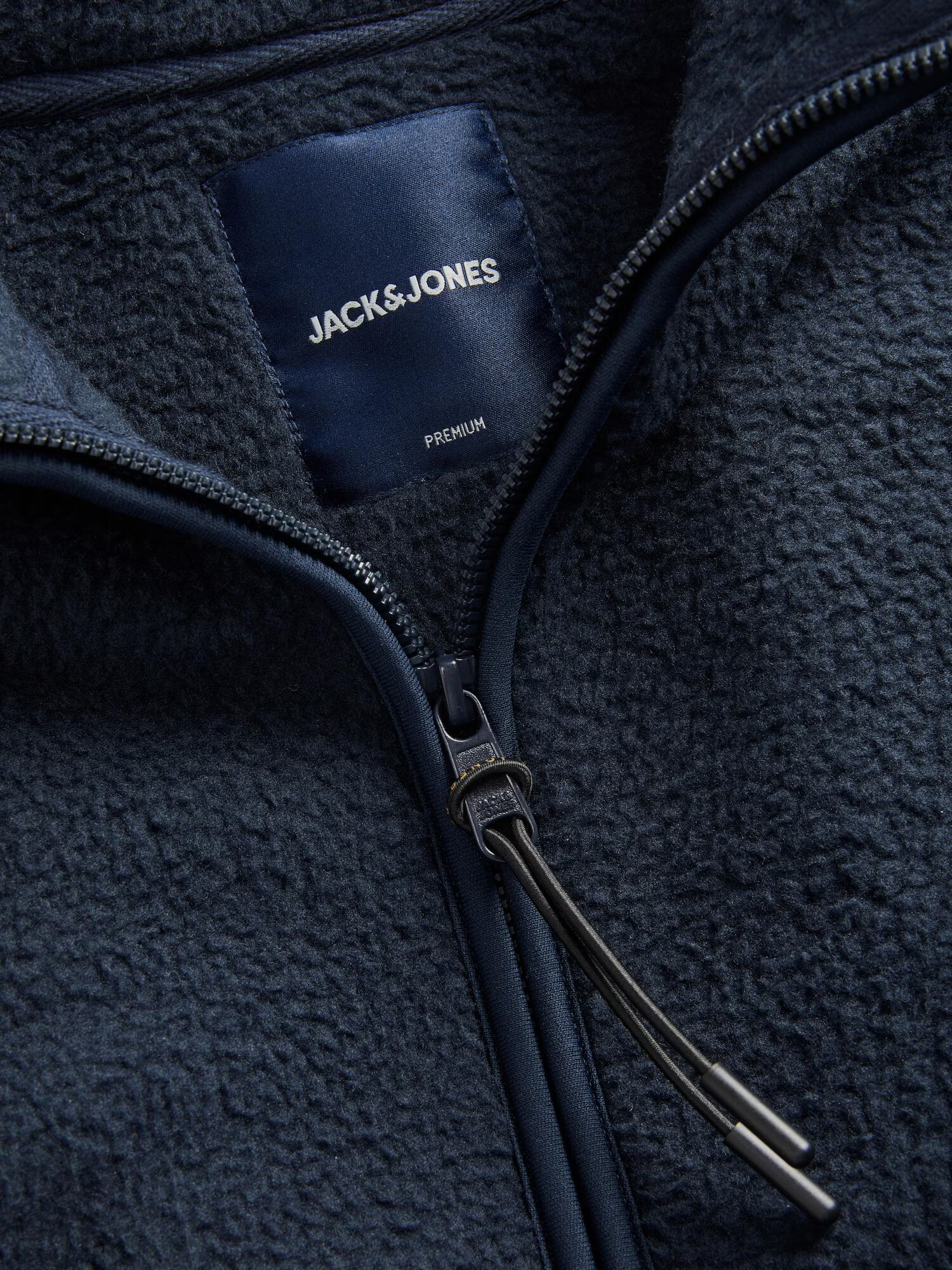 JACK & JONES Flisová bunda 'Baker' tmavomodrá - Pepit.sk