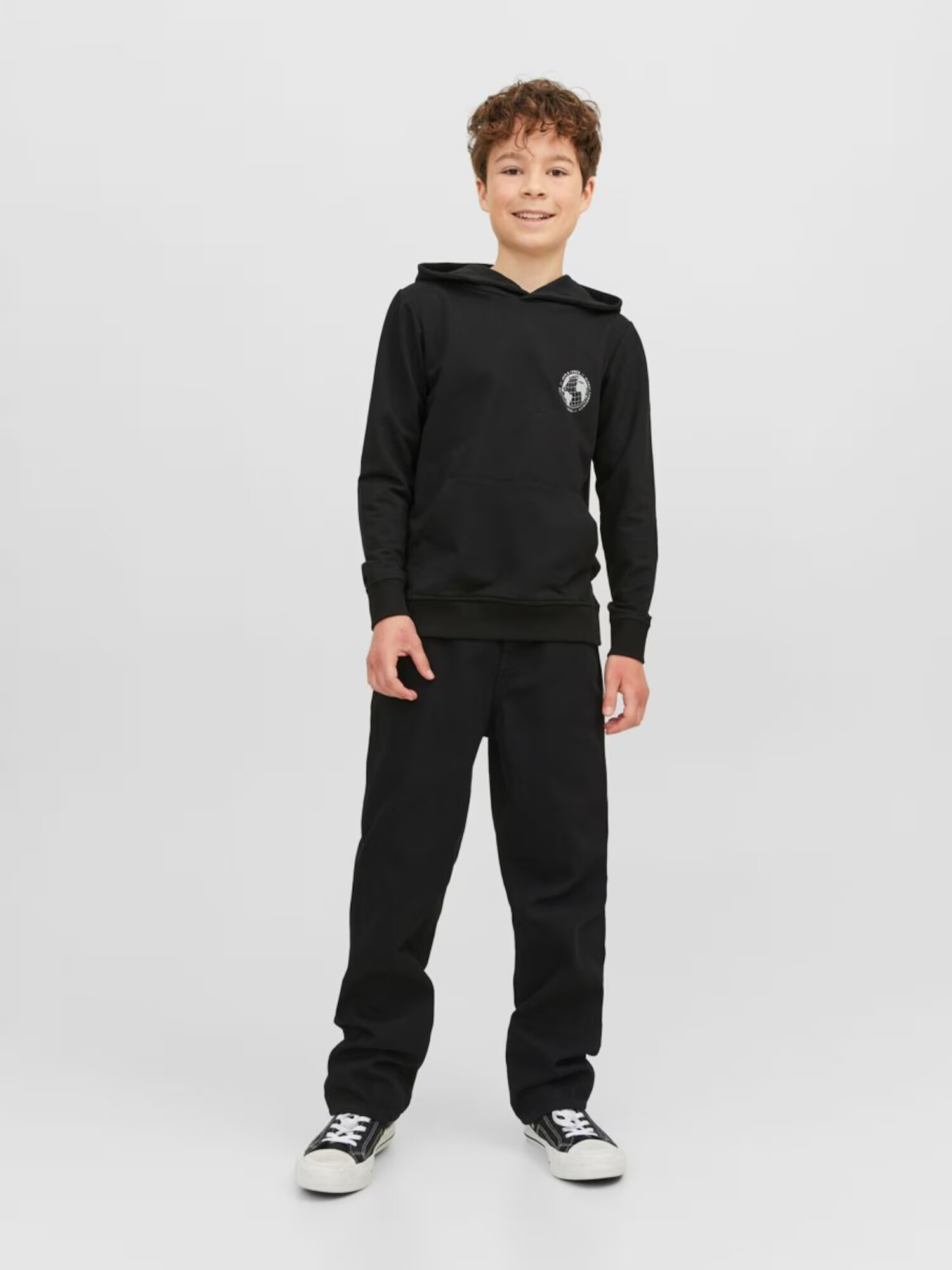 Jack & Jones Junior Džínsy 'Chris' čierna - Pepit.sk