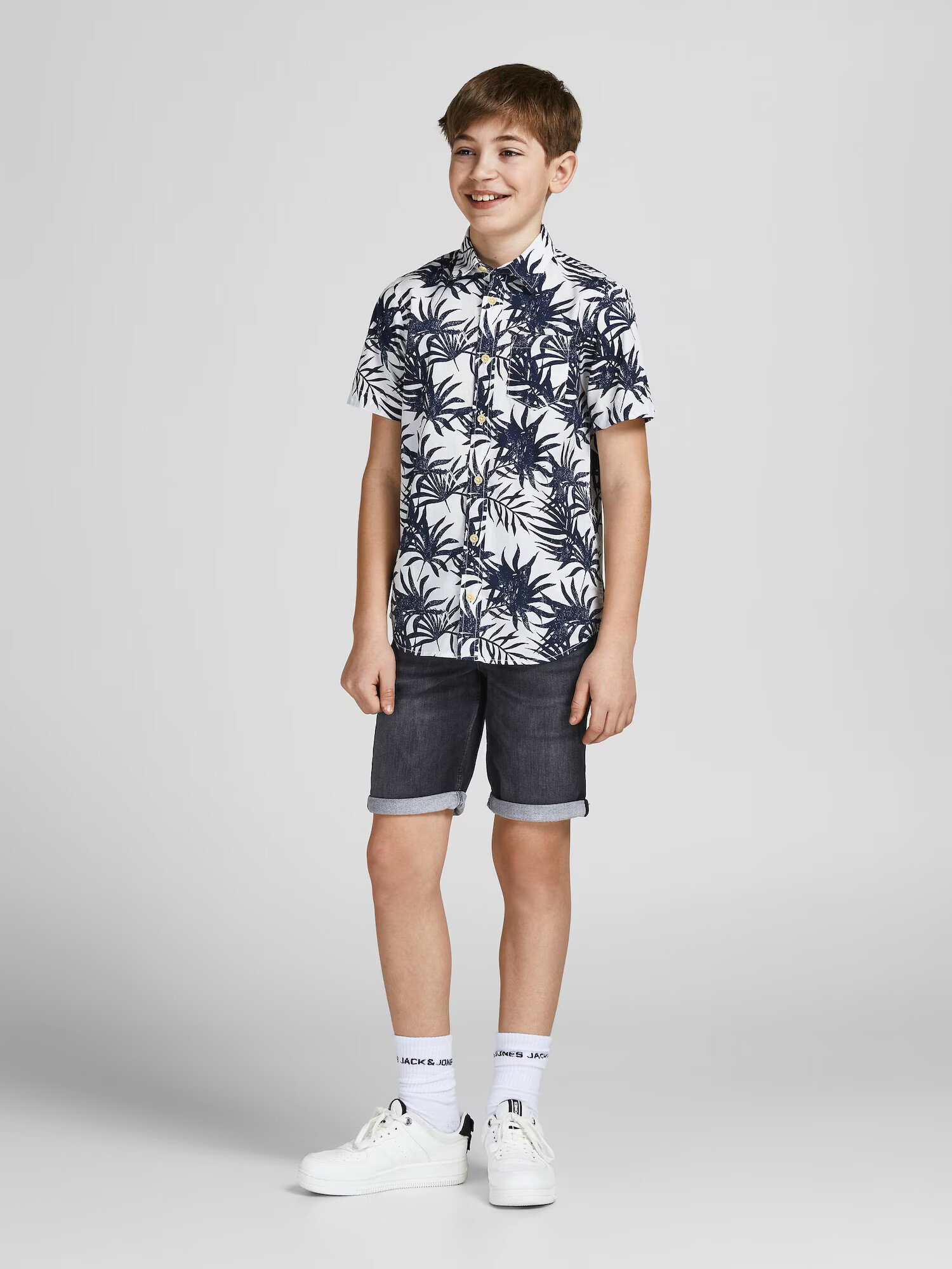 Jack & Jones Junior Džínsy čierny denim - Pepit.sk