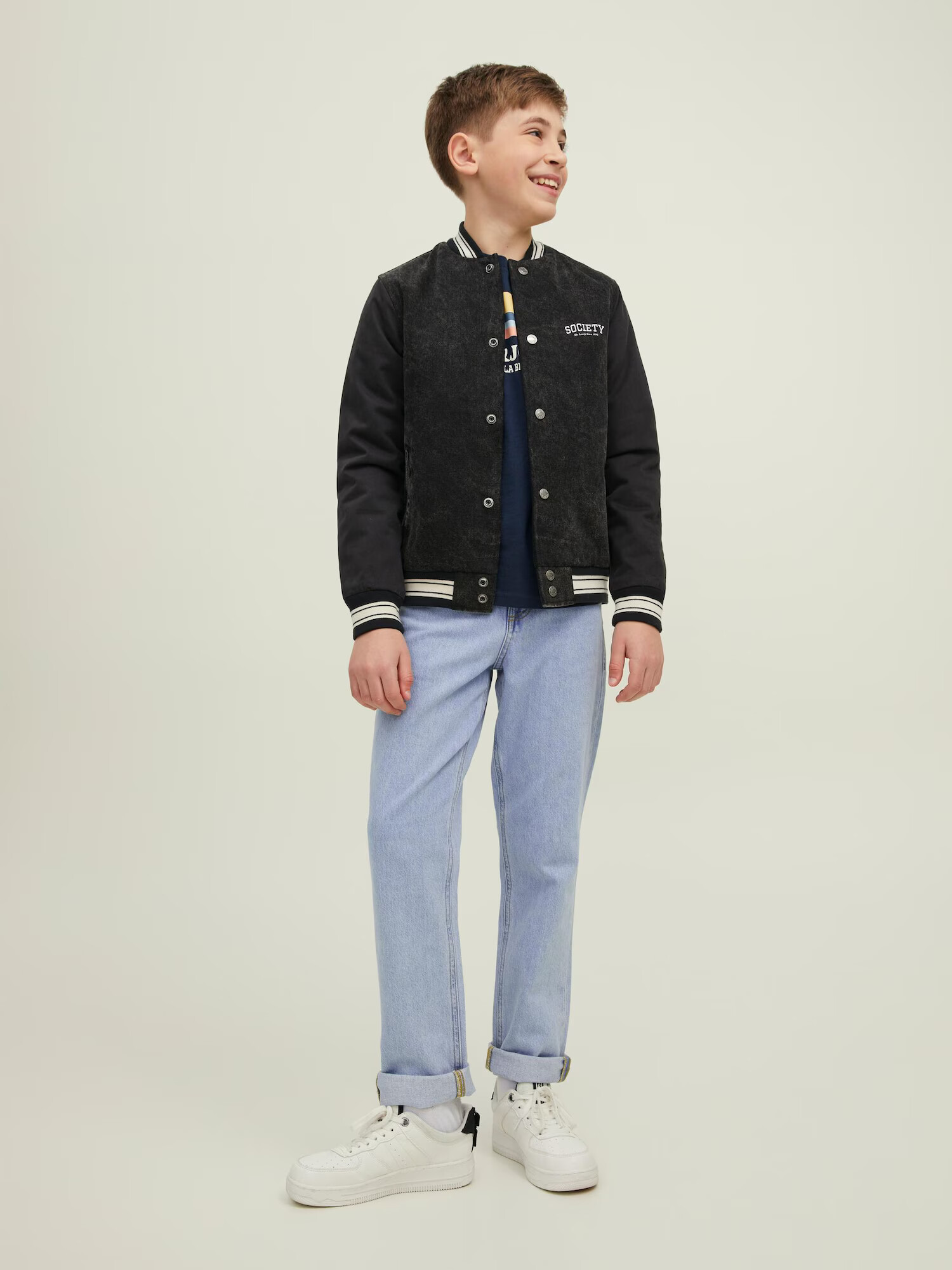 Jack & Jones Junior Džínsy 'Clark' modrá denim - Pepit.sk