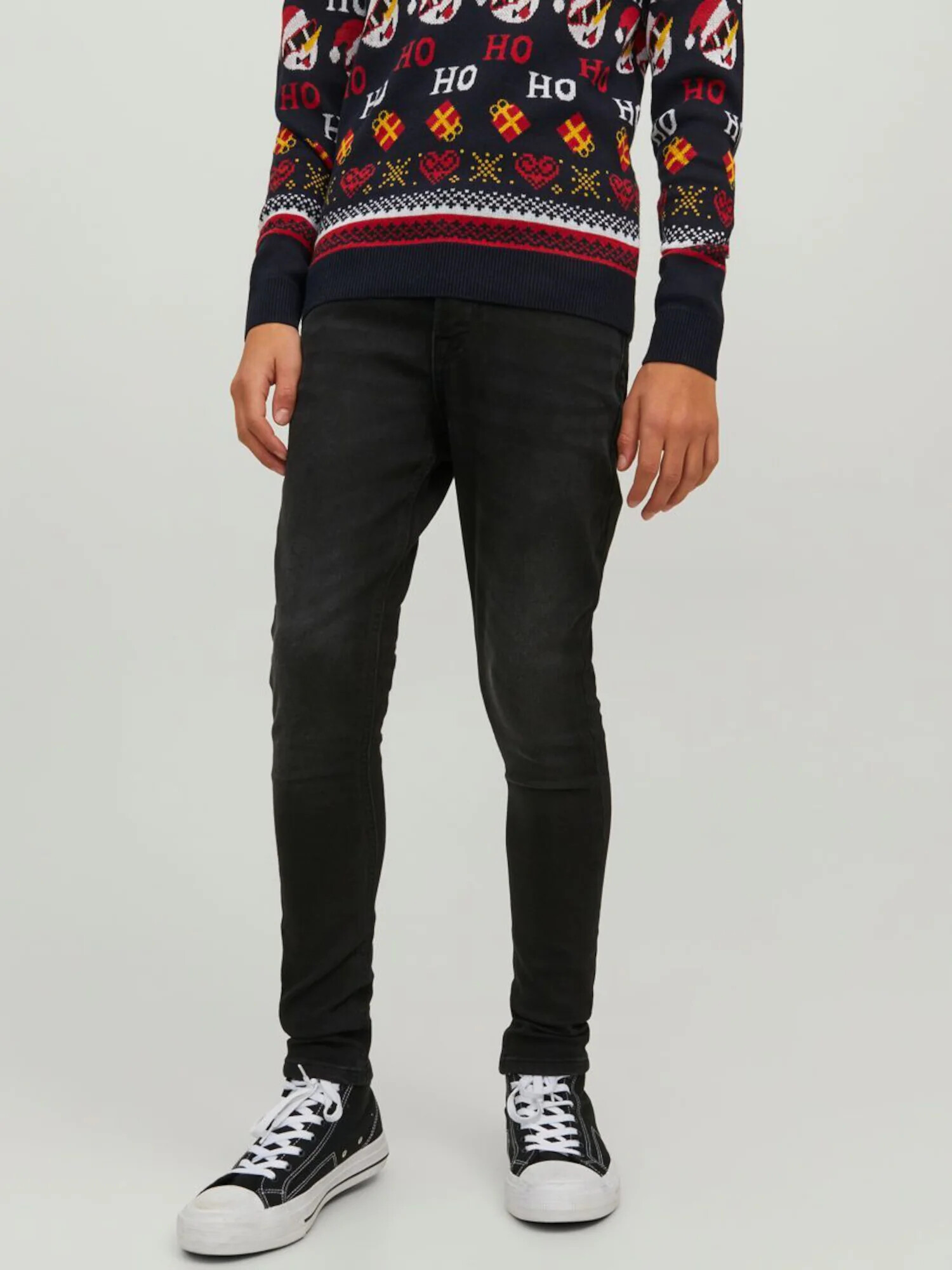 Jack & Jones Junior Džínsy 'LIAM' čierny denim - Pepit.sk