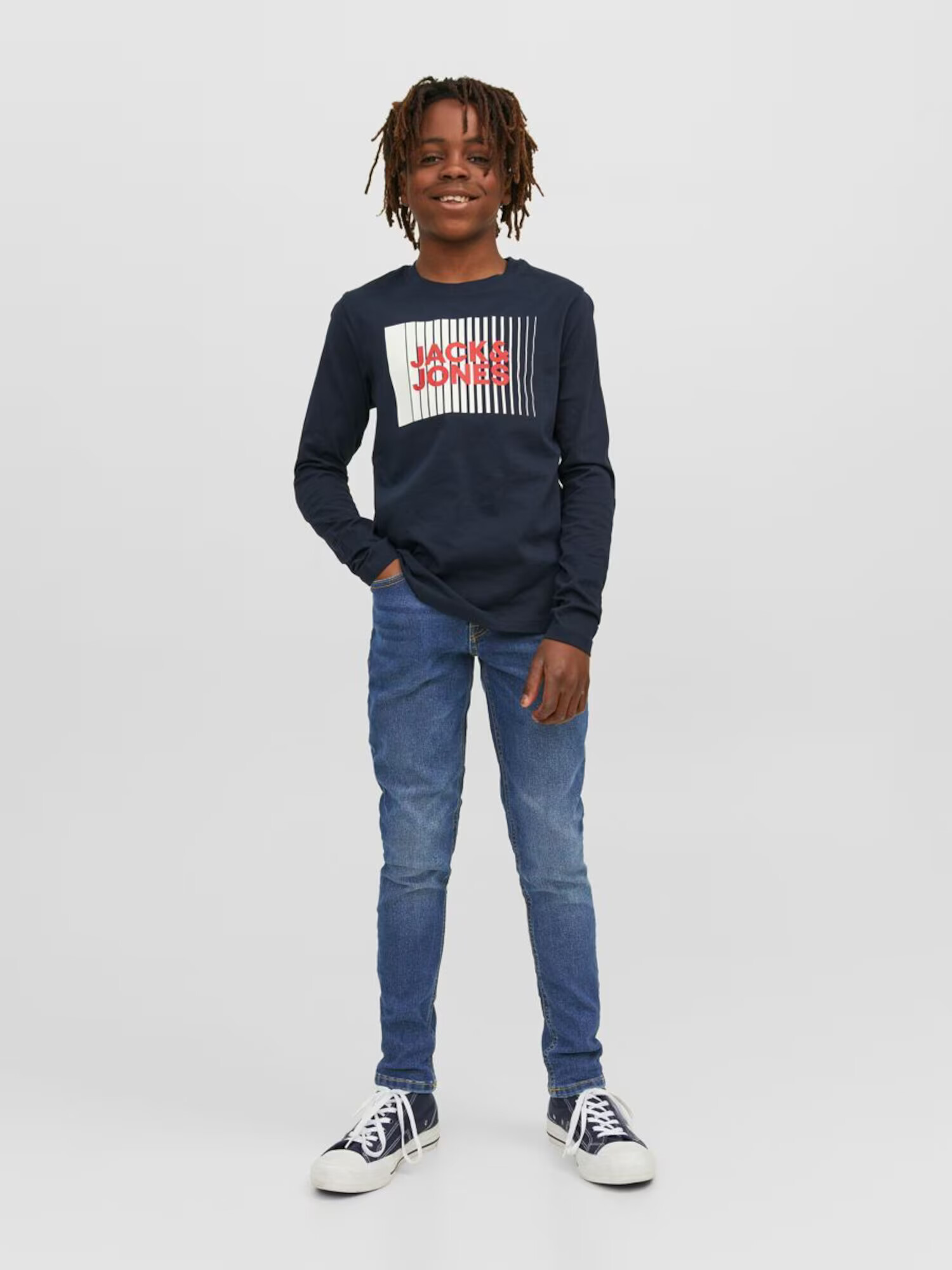 Jack & Jones Junior Džínsy 'Liam' modrá denim - Pepit.sk