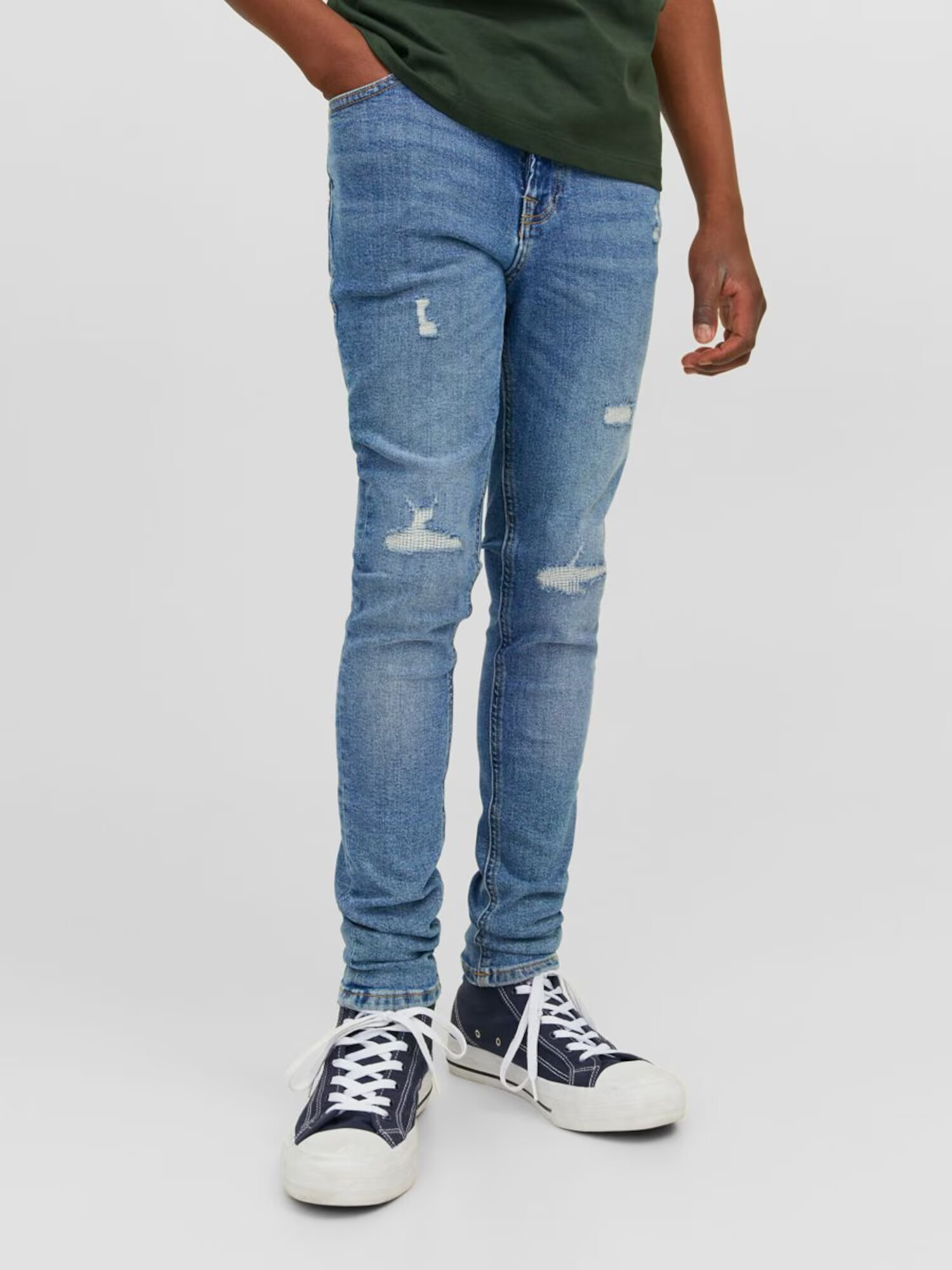 Jack & Jones Junior Džínsy 'Liam' modrá denim - Pepit.sk