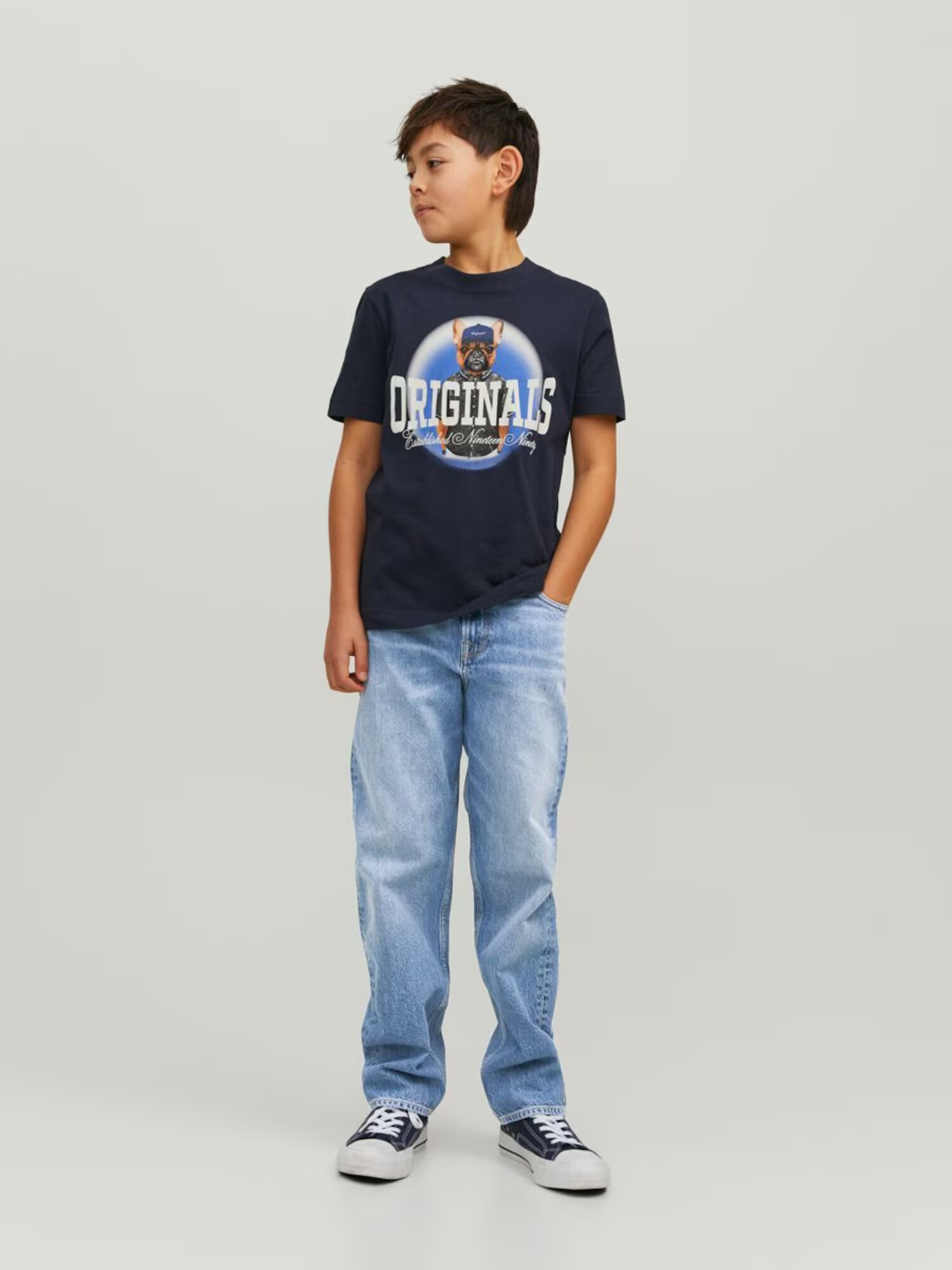 Jack & Jones Junior Džínsy modrá - Pepit.sk