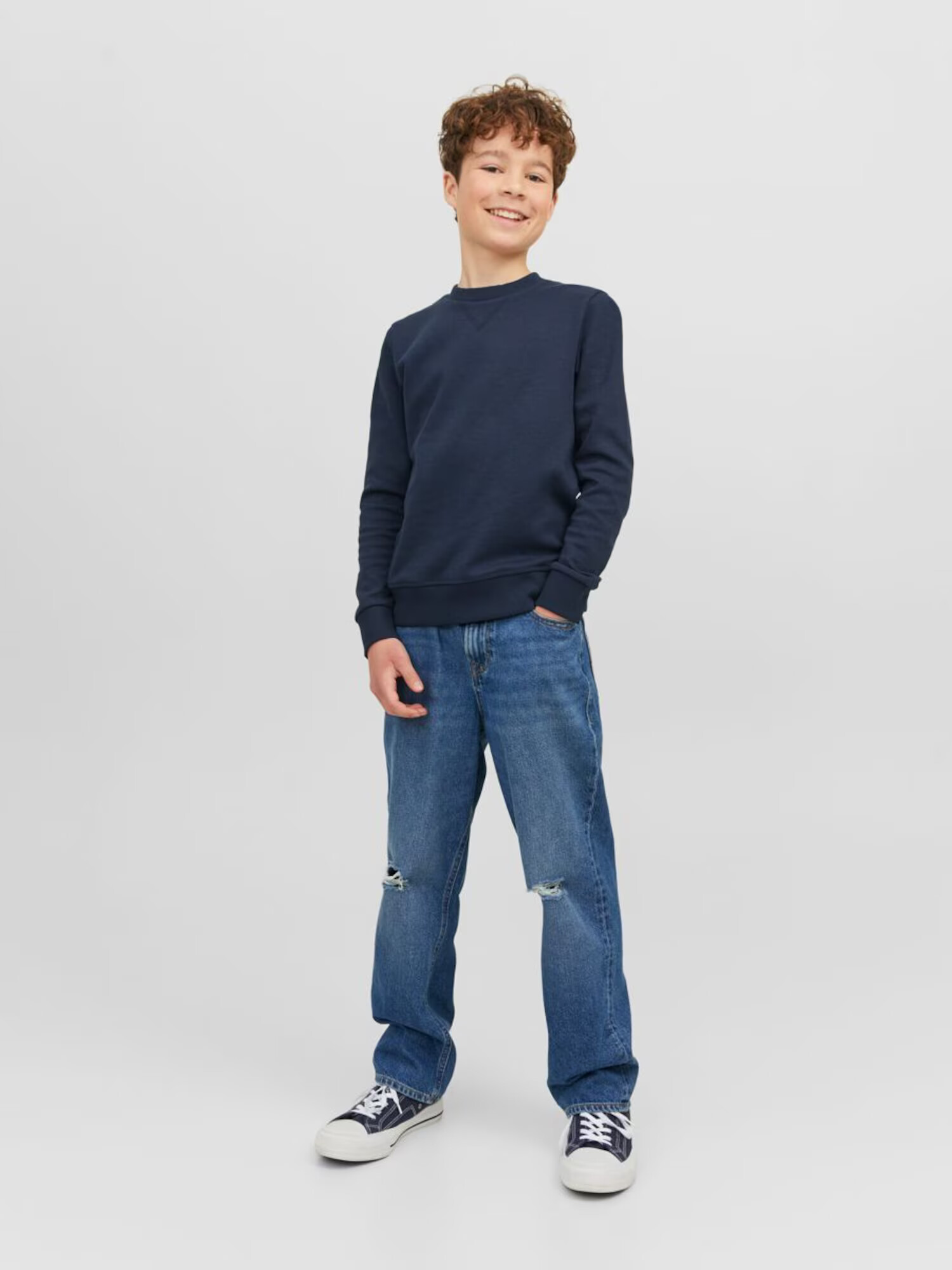 Jack & Jones Junior Džínsy modrá - Pepit.sk