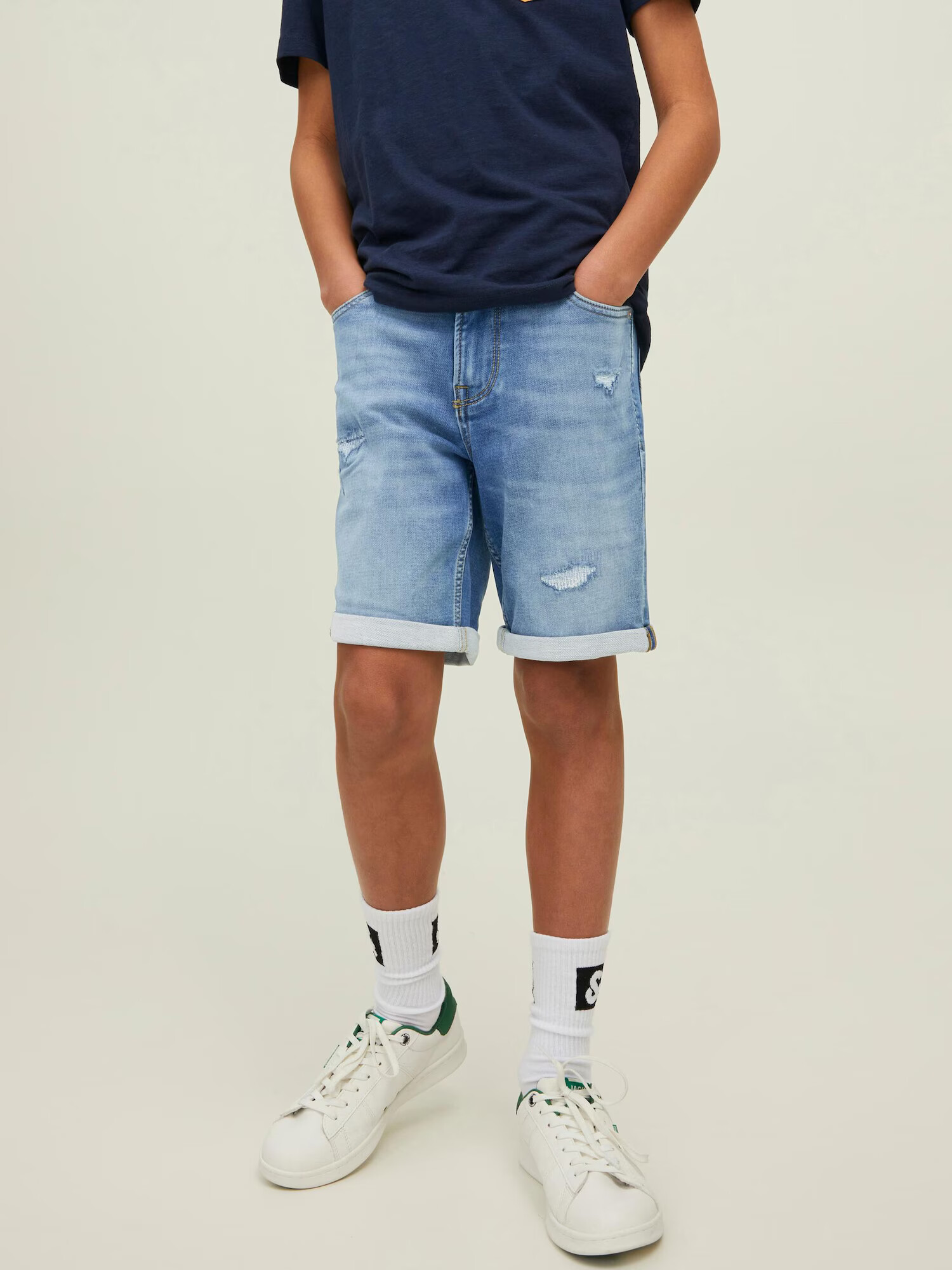 Jack & Jones Junior Džínsy modrá denim - Pepit.sk