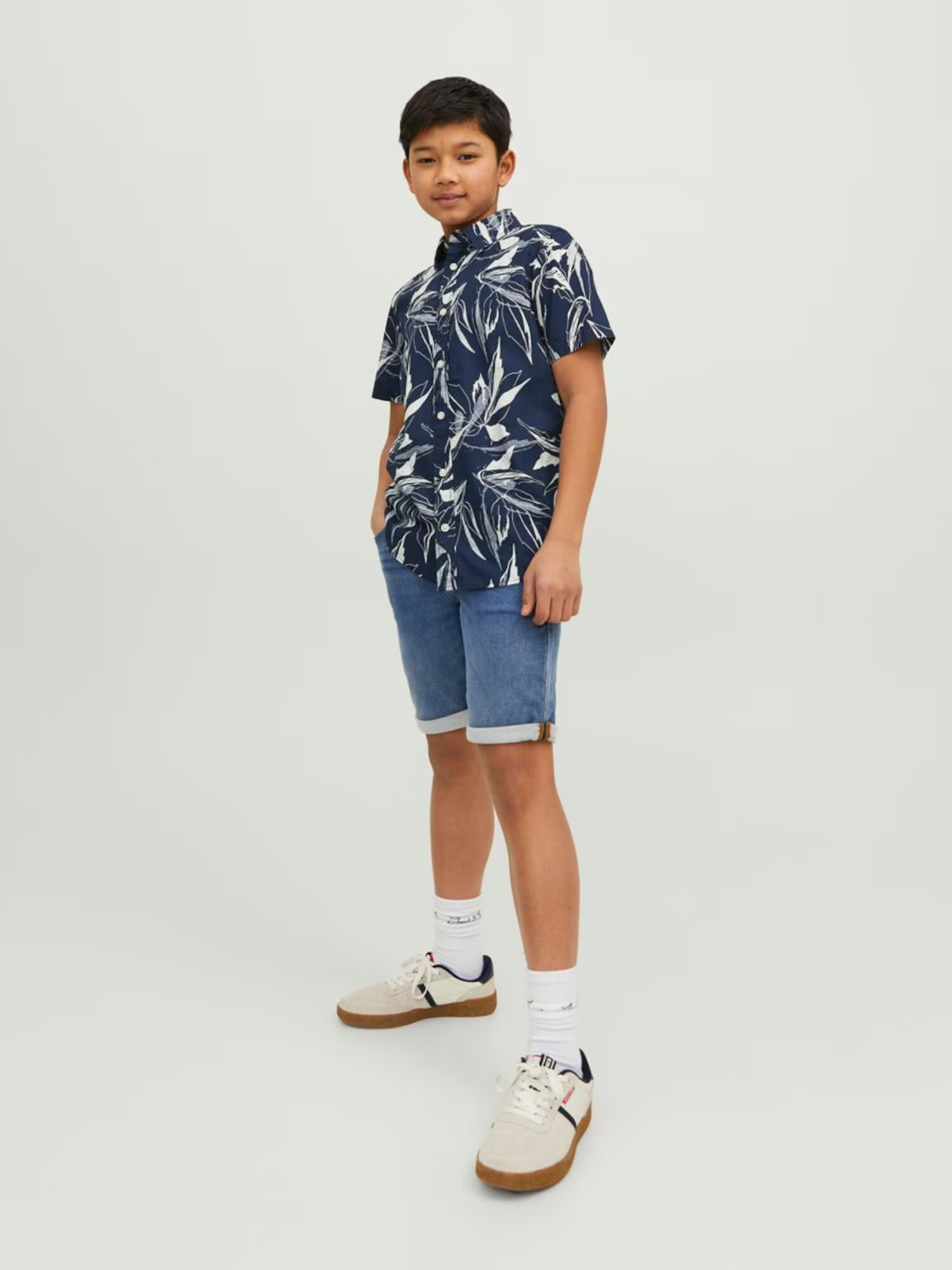 Jack & Jones Junior Džínsy 'Rick' modrá denim - Pepit.sk