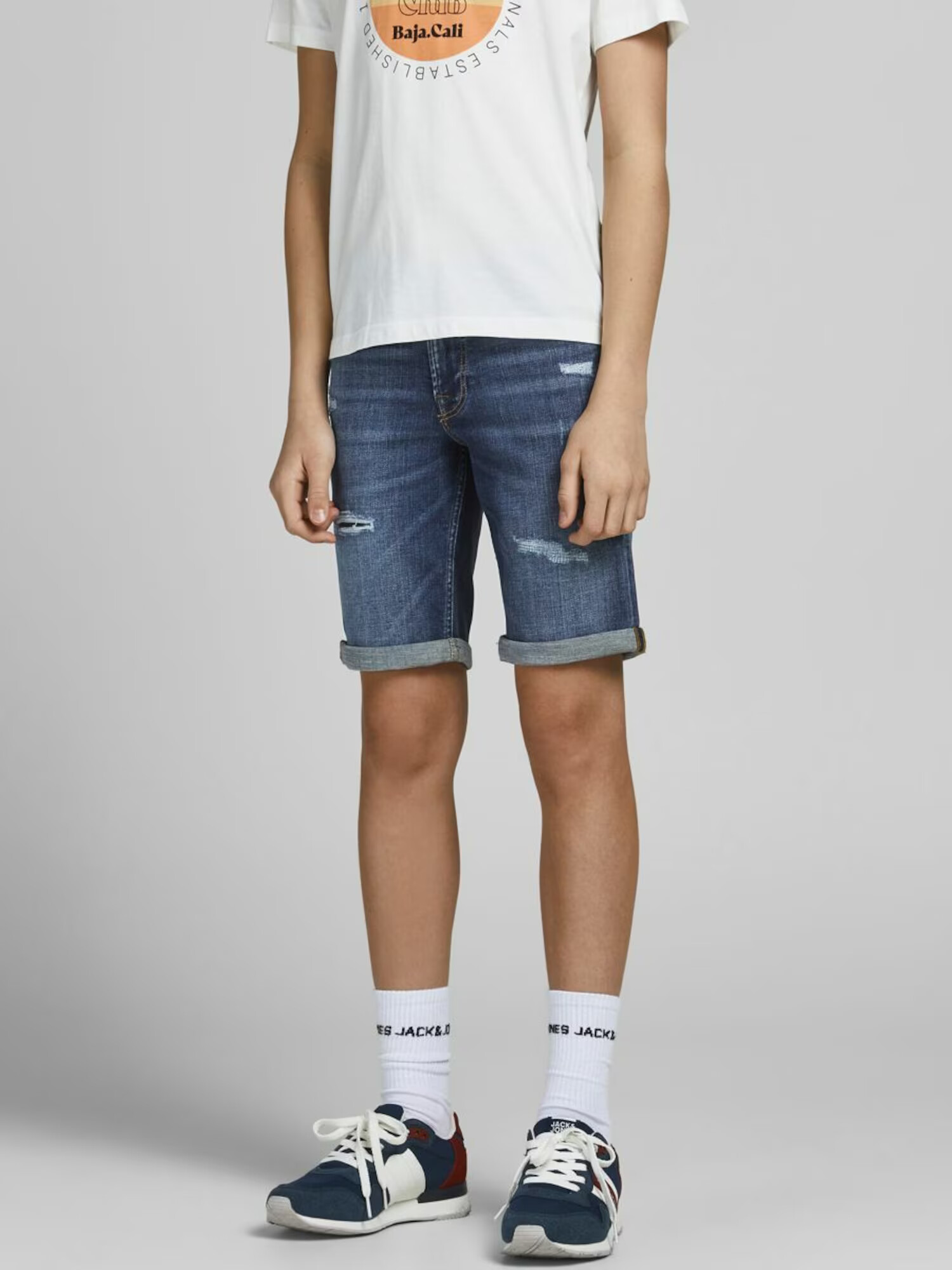 Jack & Jones Junior Džínsy 'Rick' modrá denim - Pepit.sk