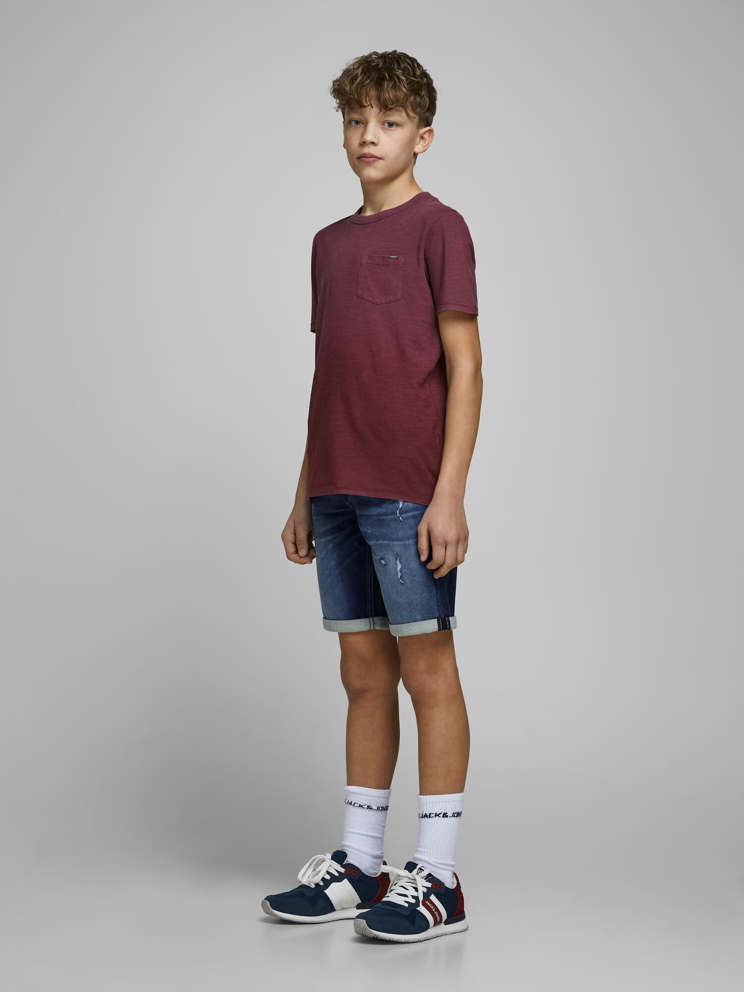 Jack & Jones Junior Džínsy 'Rick' modrá denim - Pepit.sk