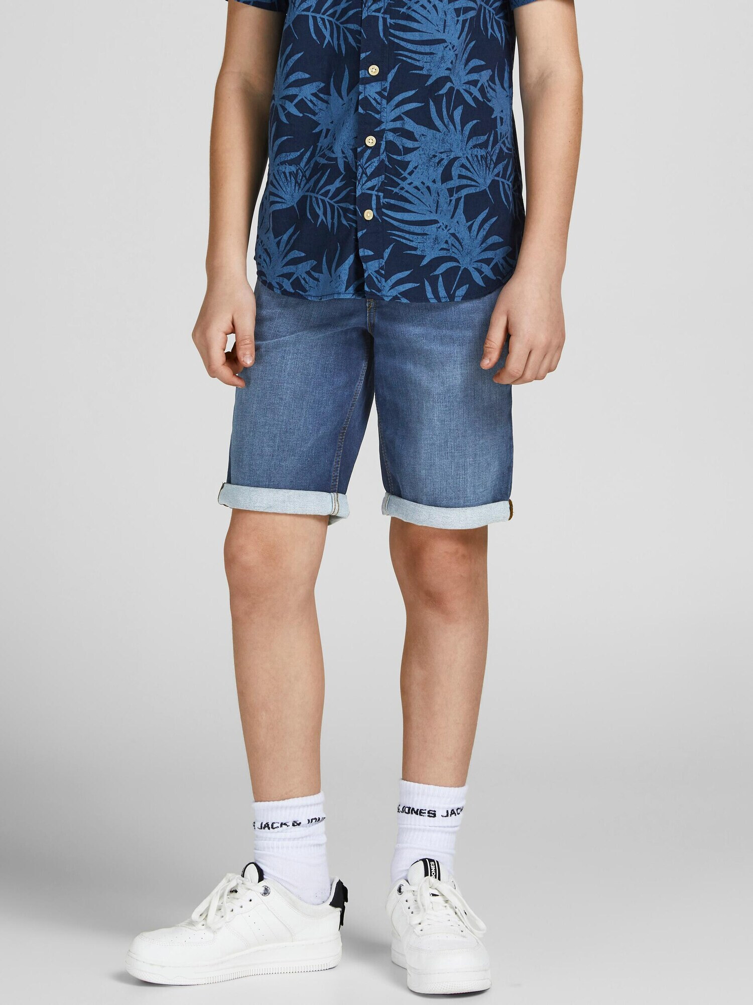 Jack & Jones Junior Džínsy 'Rick' modrá denim - Pepit.sk