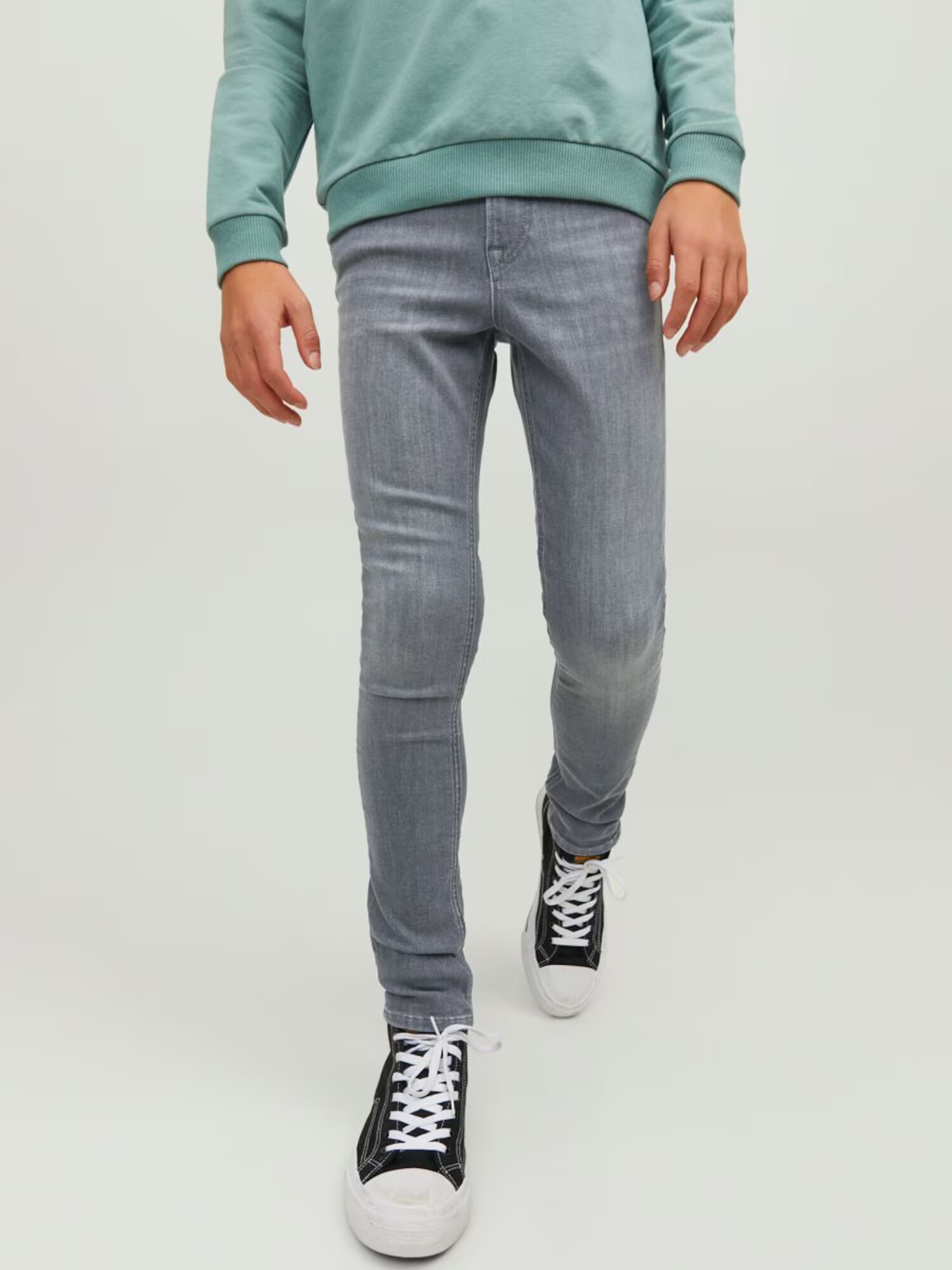 Jack & Jones Junior Džínsy sivý denim - Pepit.sk