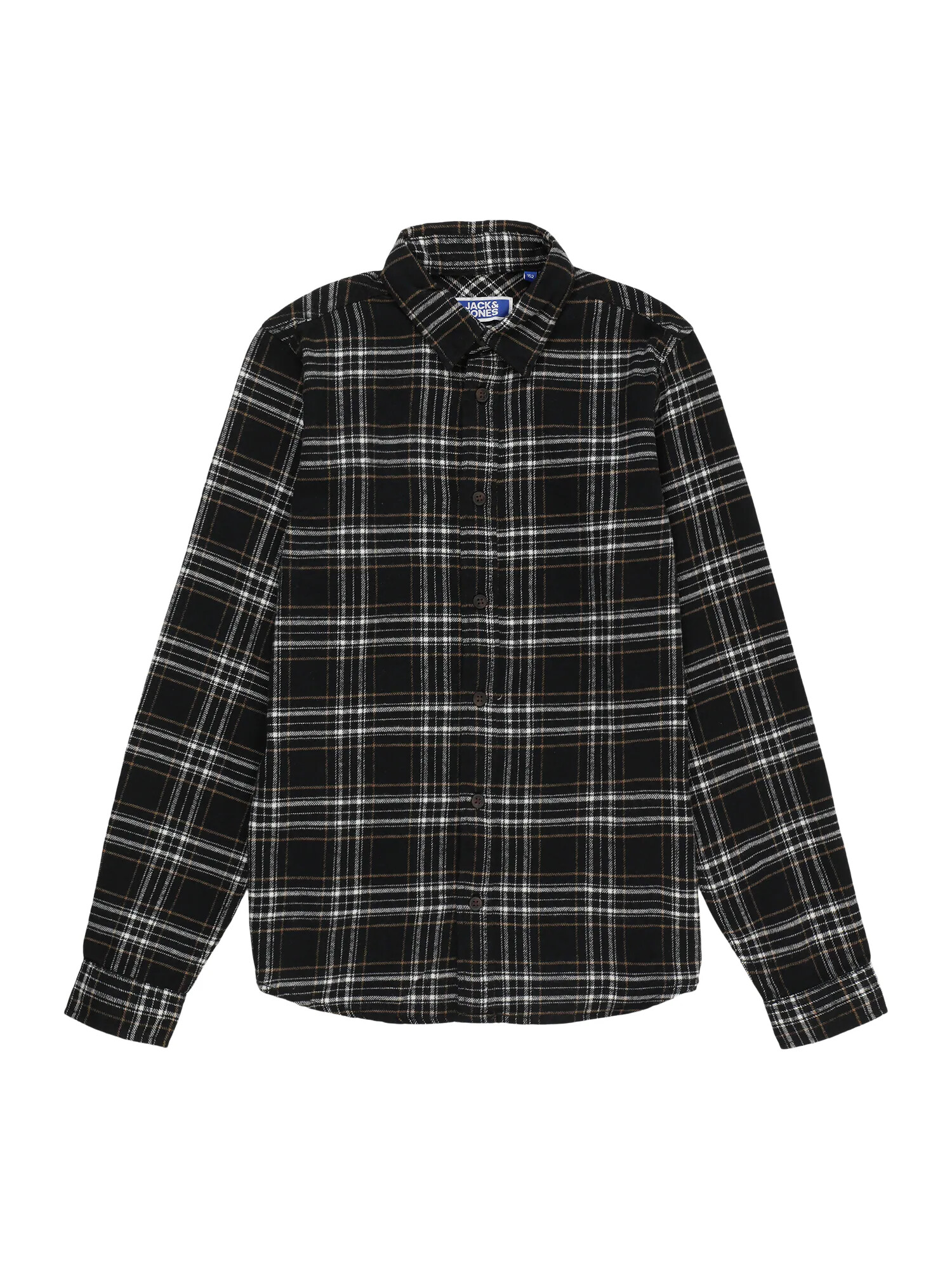 Jack & Jones Junior Košeľa béžová / čierna / biela - Pepit.sk