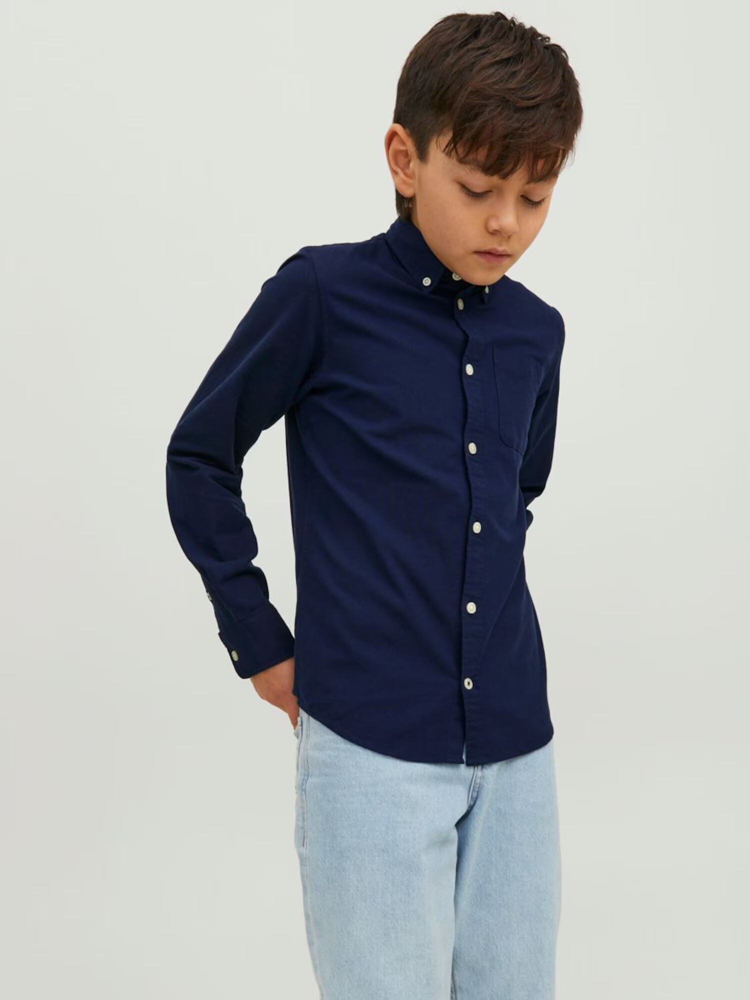 Jack & Jones Junior Košeľa tmavomodrá - Pepit.sk