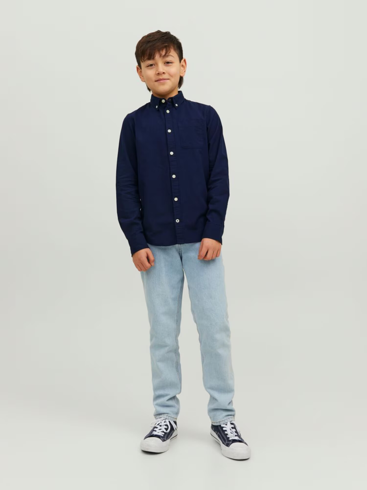 Jack & Jones Junior Košeľa tmavomodrá - Pepit.sk