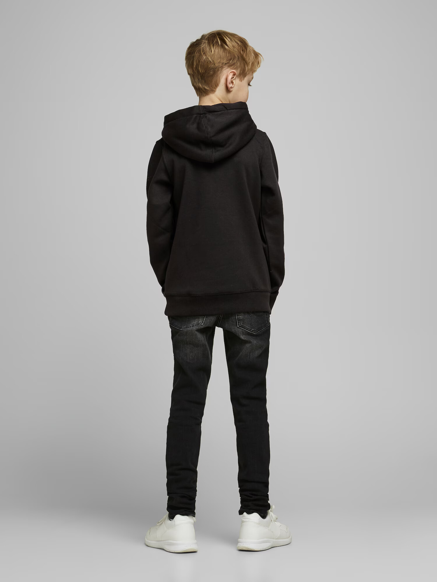 Jack & Jones Junior Mikina čierna - Pepit.sk