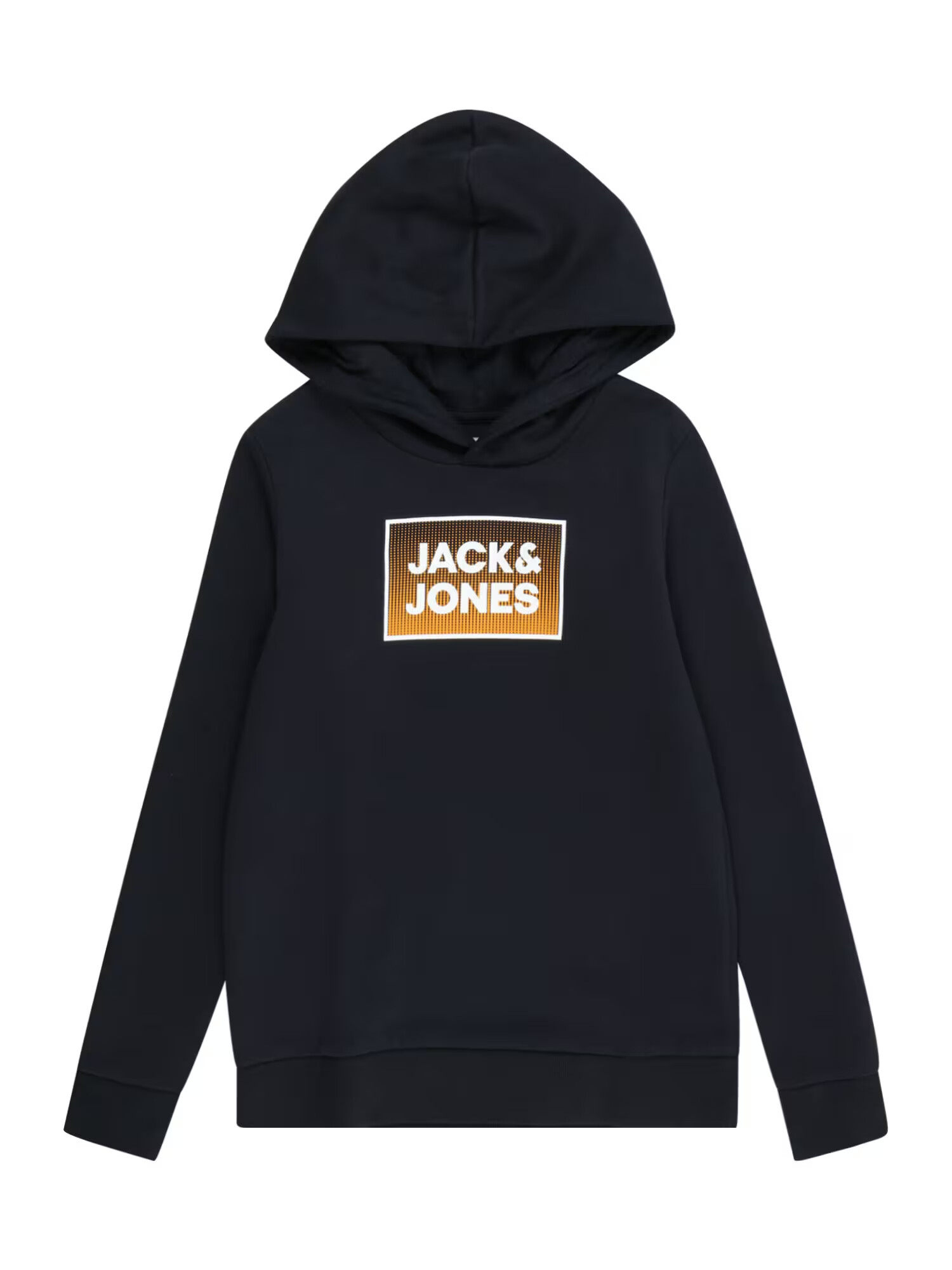 Jack & Jones Junior Mikina 'Steel' námornícka modrá / oranžová / biela - Pepit.sk