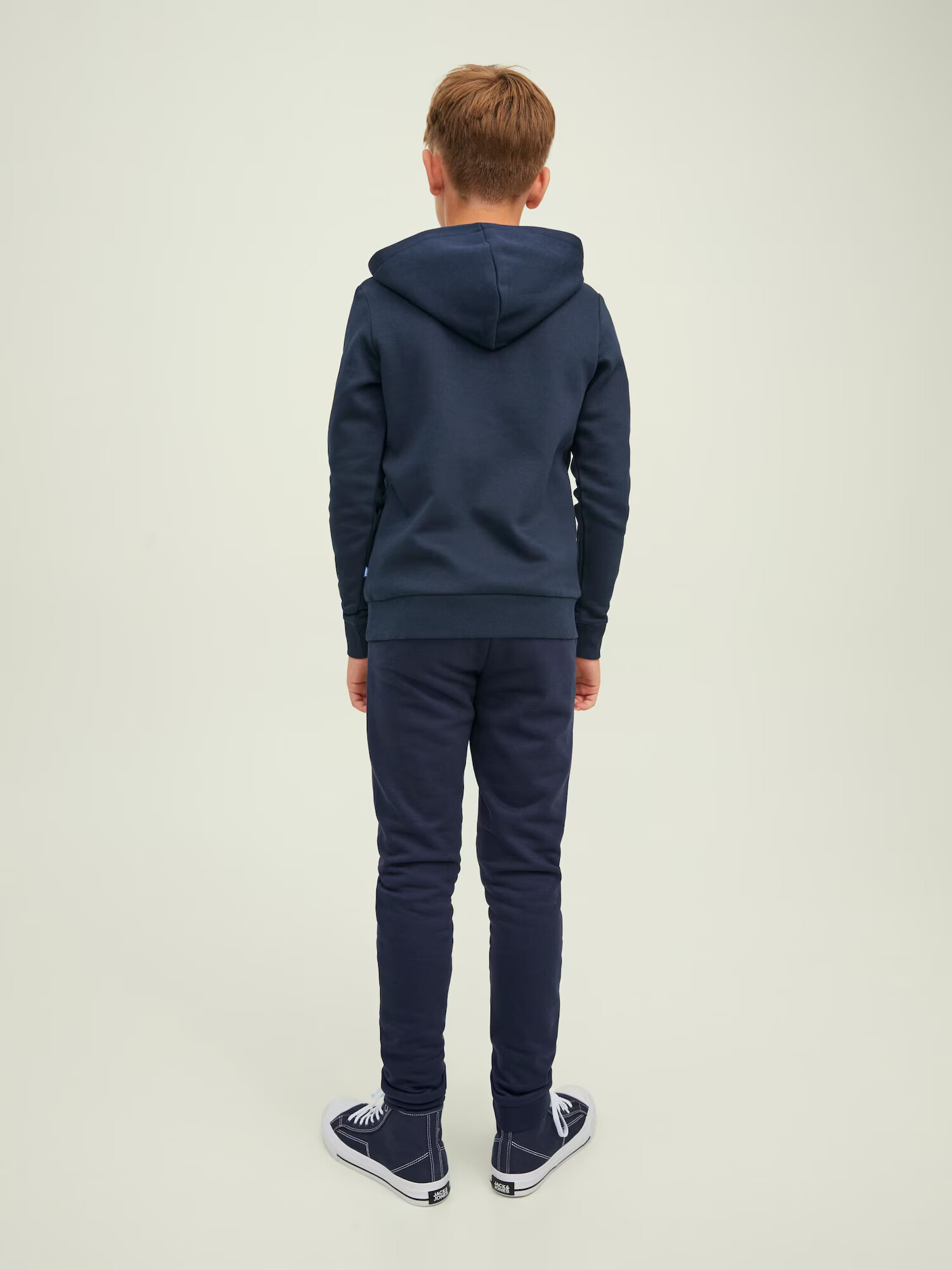 Jack & Jones Junior Mikina tmavomodrá / červená / biela - Pepit.sk