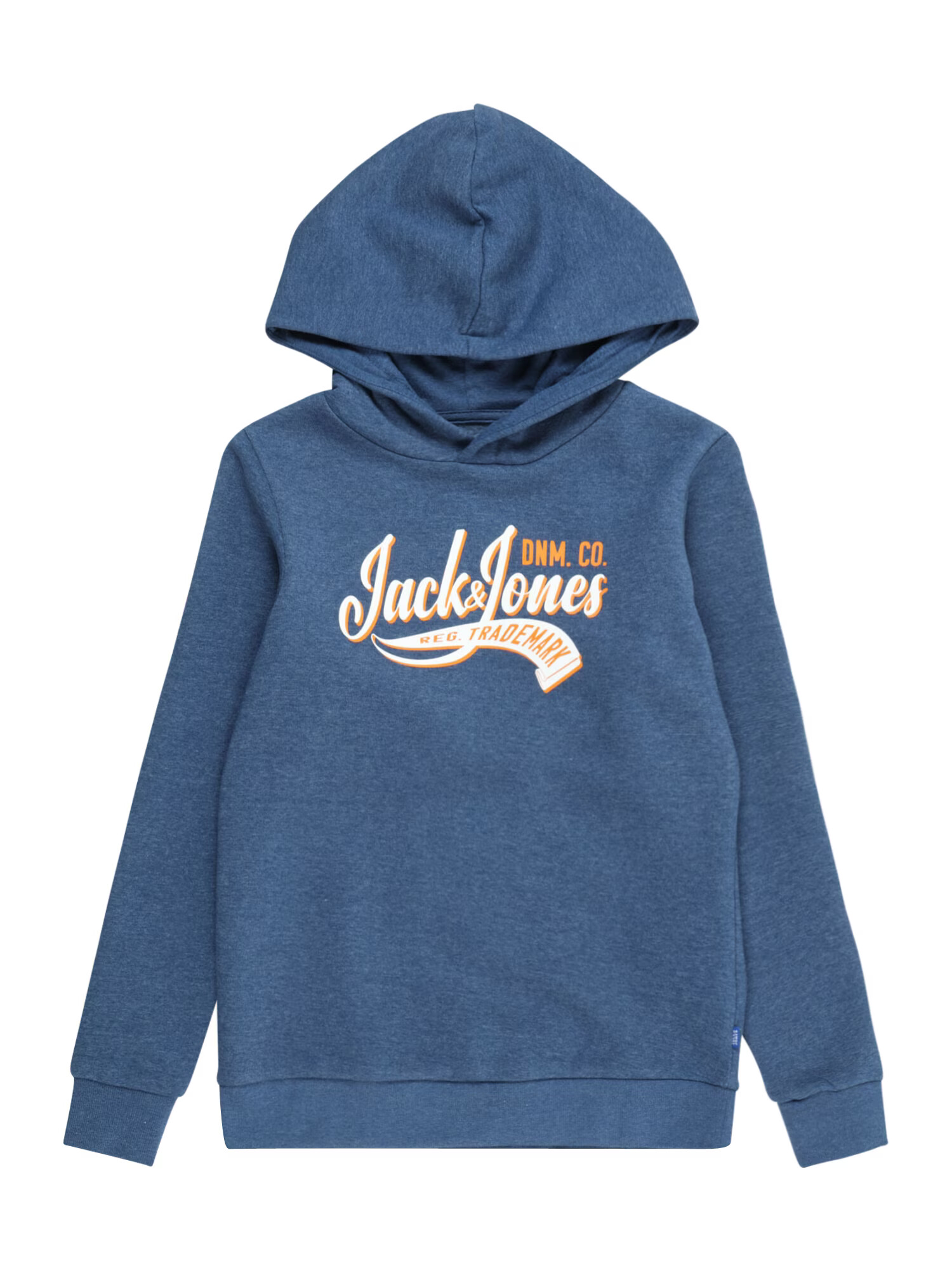 Jack & Jones Junior Mikina tmavomodrá / oranžová / biela - Pepit.sk