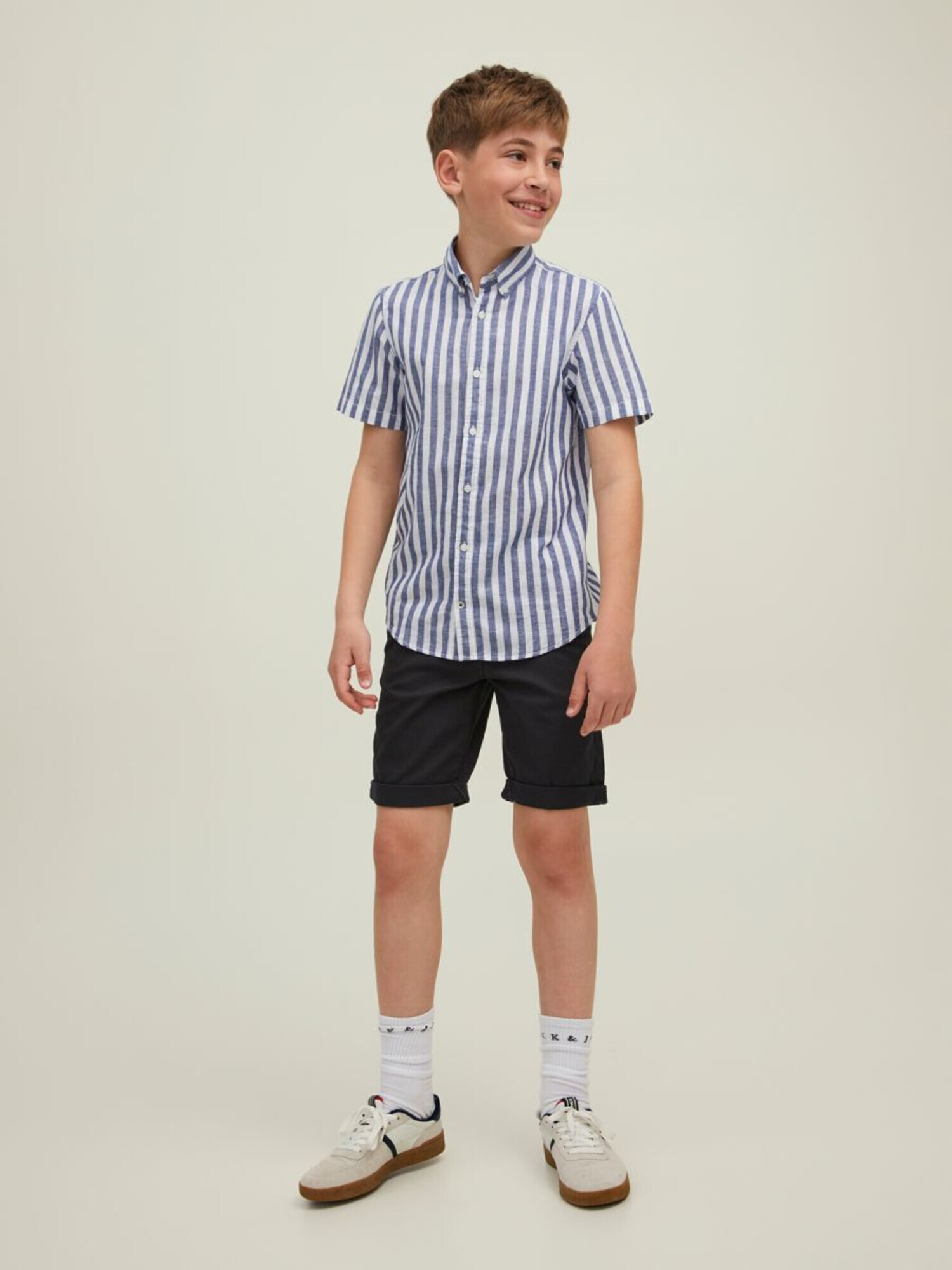 Jack & Jones Junior Nohavice 'DAVE' čierna - Pepit.sk