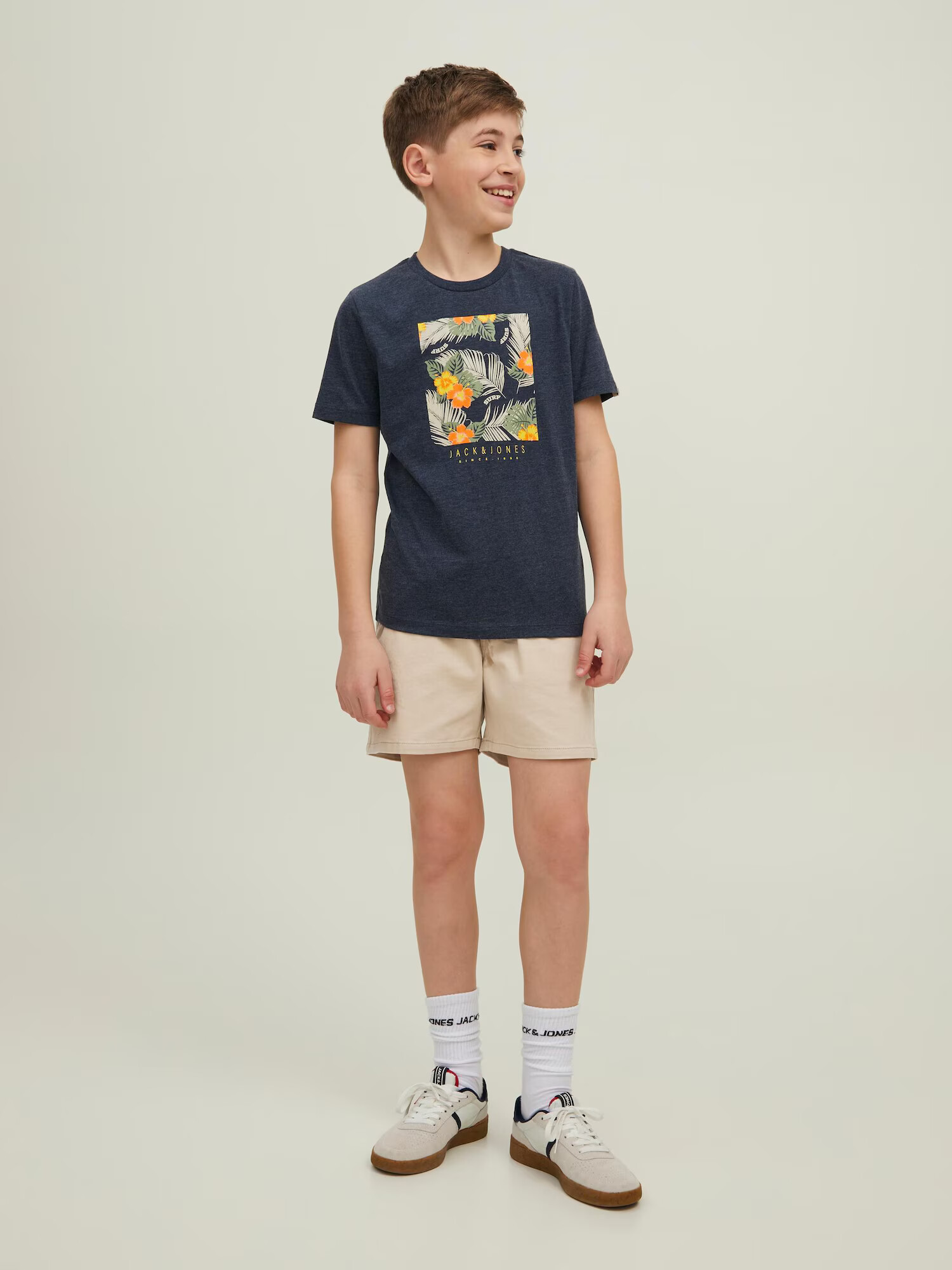 Jack & Jones Junior Nohavice 'Jeff' béžová - Pepit.sk