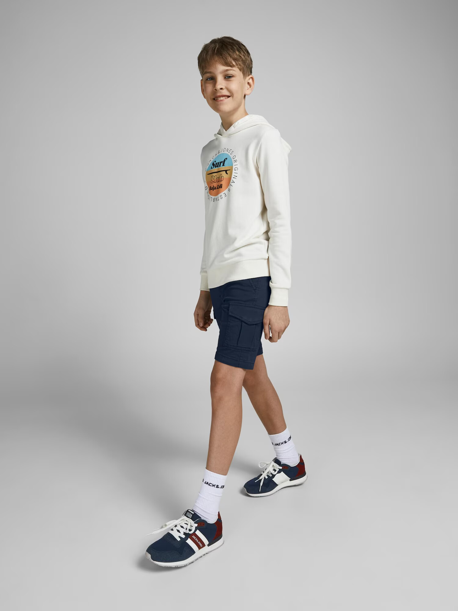 Jack & Jones Junior Nohavice 'JOE' námornícka modrá - Pepit.sk