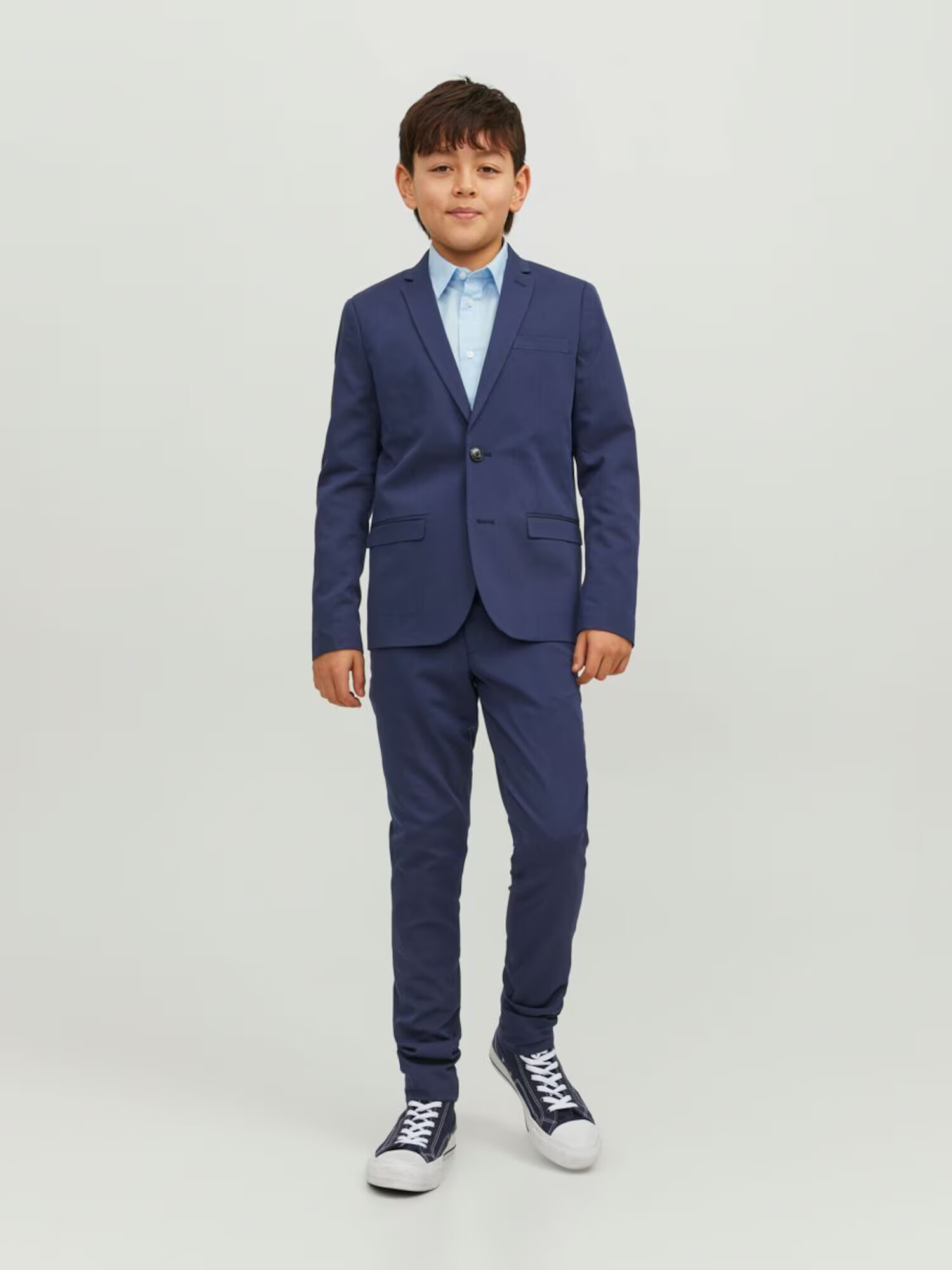 Jack & Jones Junior Nohavice námornícka modrá - Pepit.sk