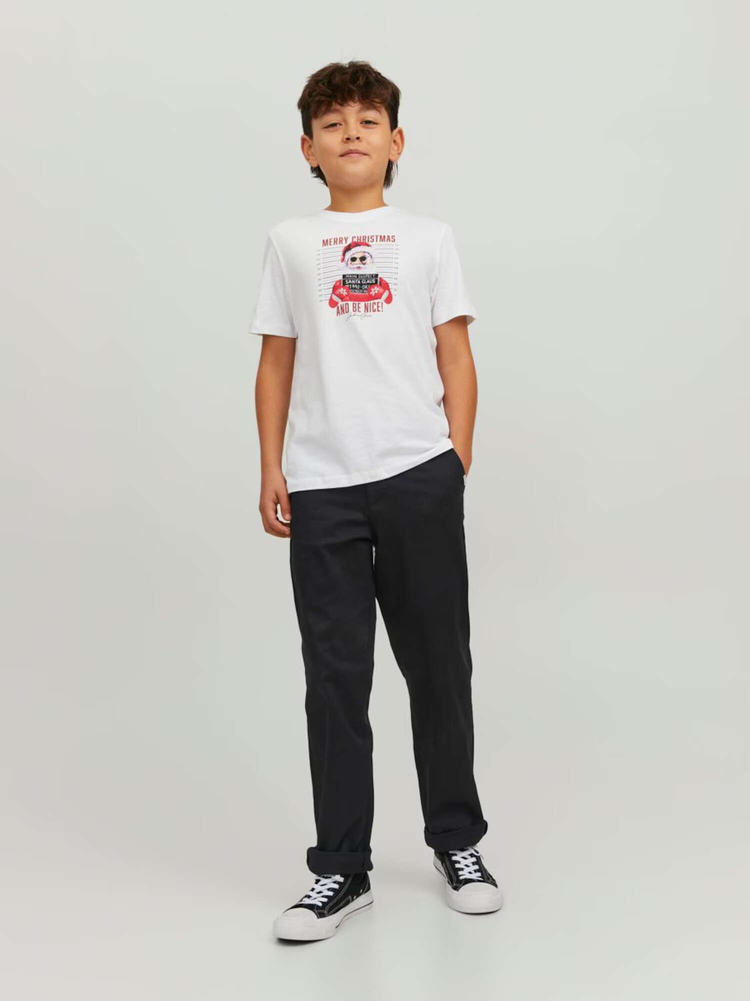 Jack & Jones Junior Nohavice 'Pablo' čierna - Pepit.sk