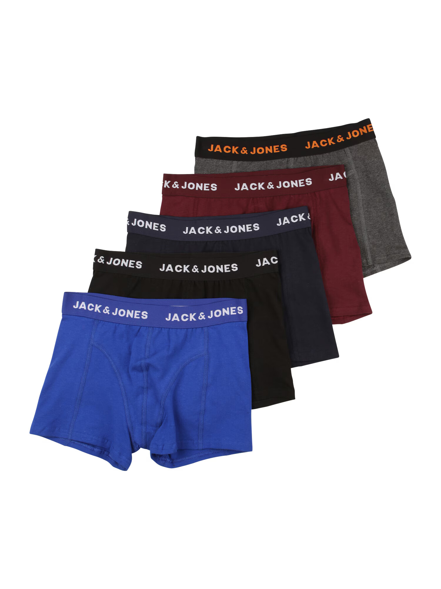 Jack & Jones Junior Nohavičky modrá / námornícka modrá / sivá melírovaná / červeno-fialová / čierna - Pepit.sk