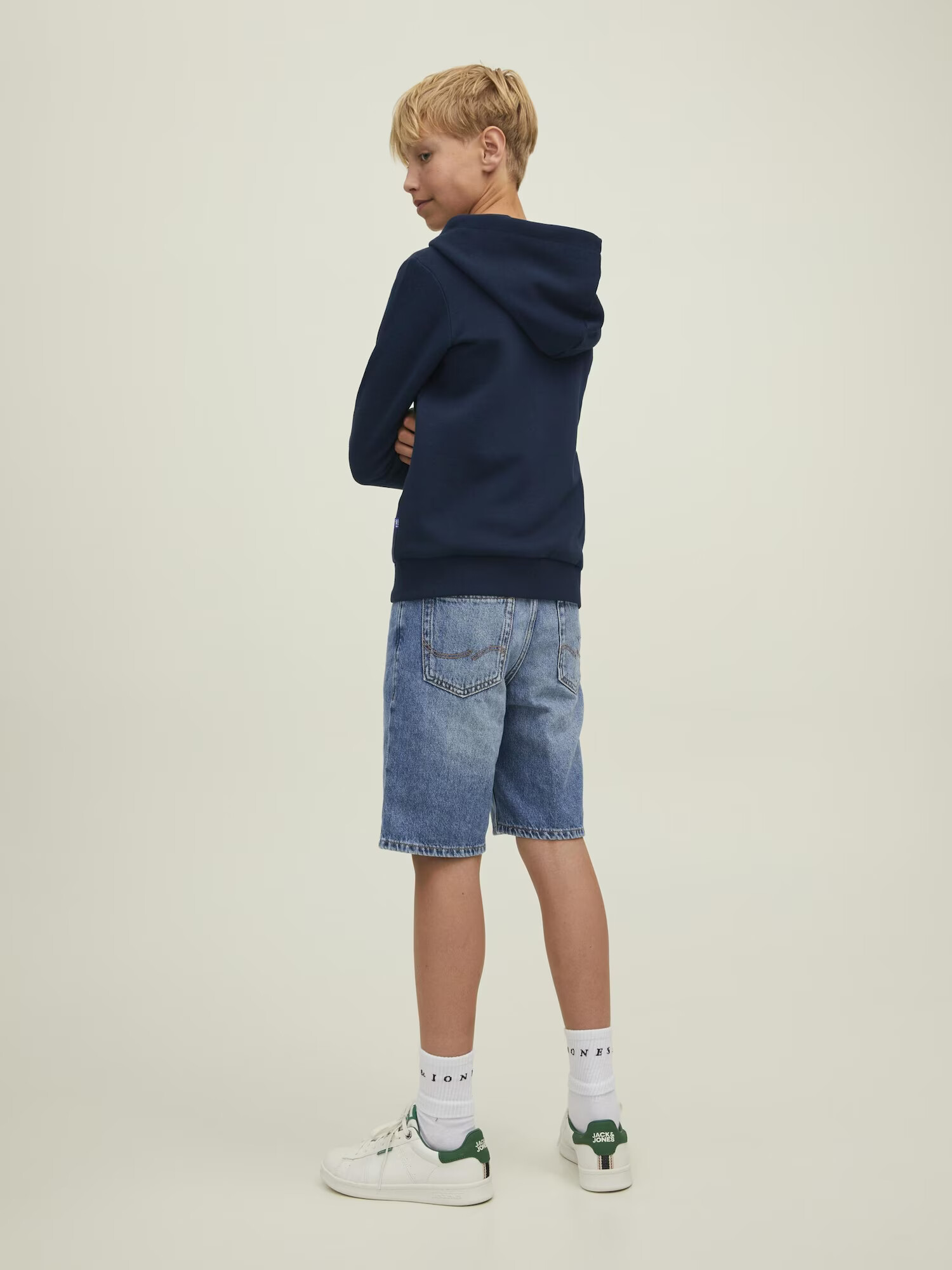 Jack & Jones Junior Tepláková bunda tmavomodrá / červená / biela - Pepit.sk