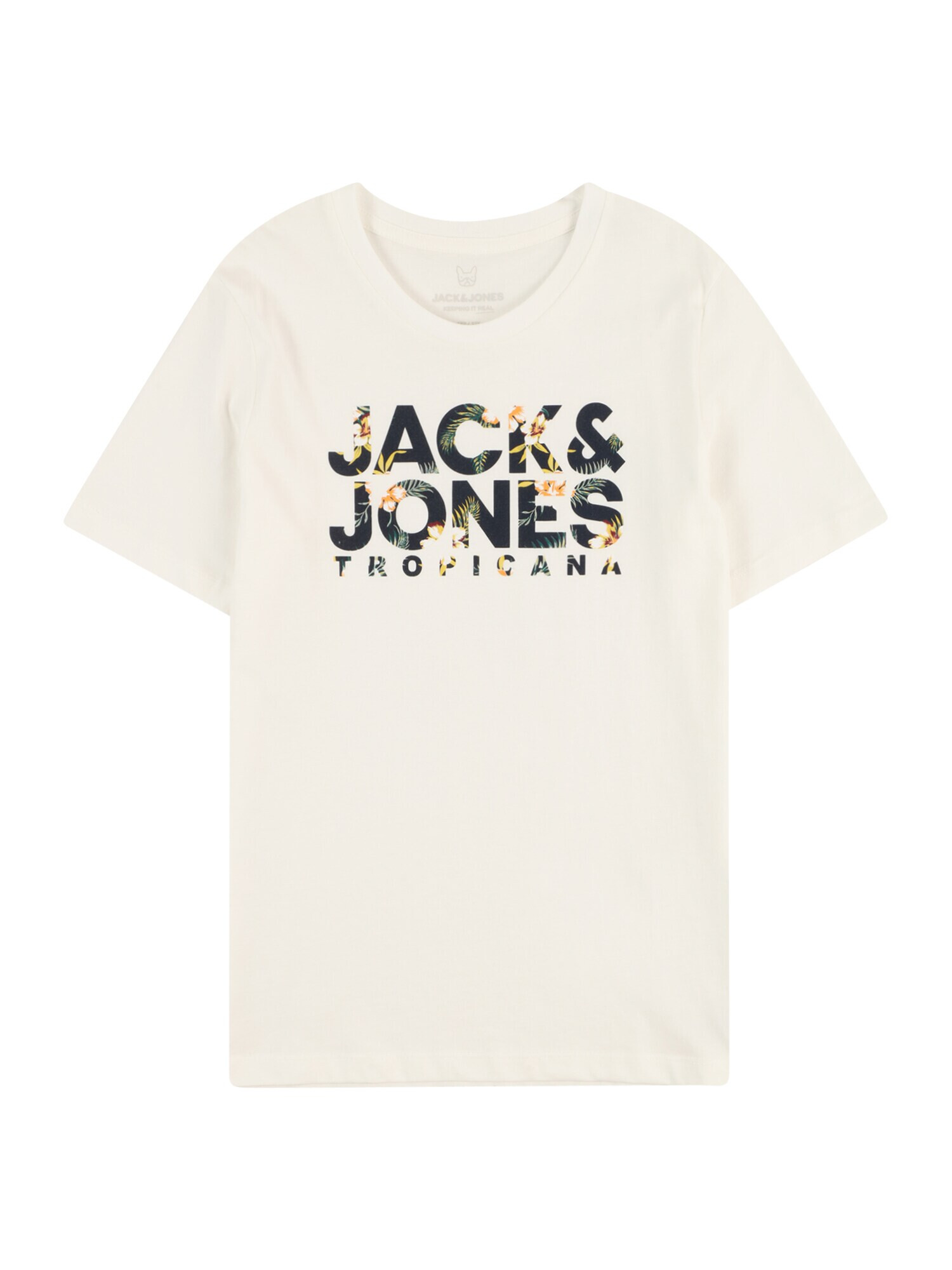 Jack & Jones Junior Tričko 'BECS' svetložltá / smaragdová / jedľová / biela - Pepit.sk