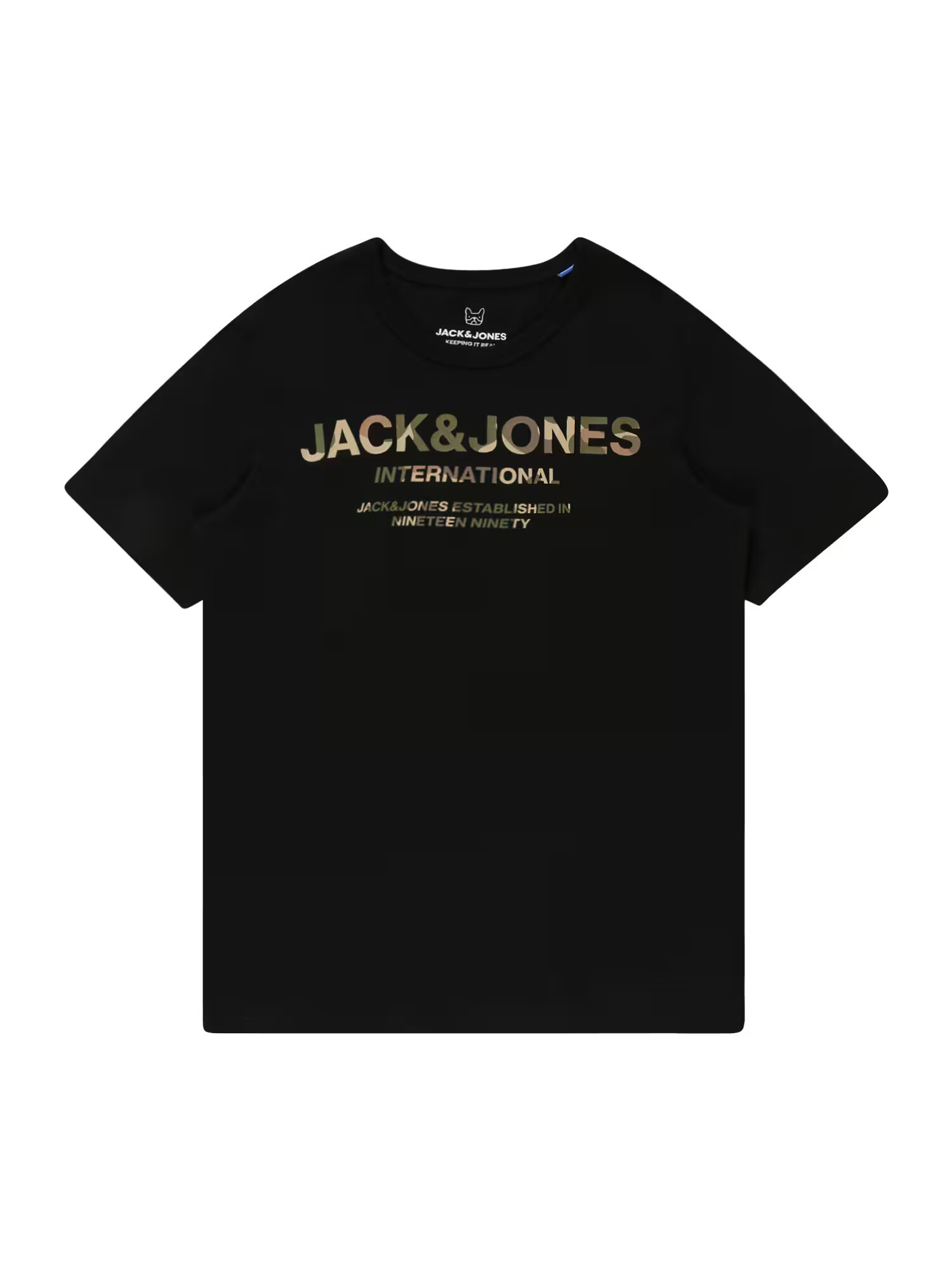 Jack & Jones Junior Tričko béžová / hnedá / kaki / čierna - Pepit.sk