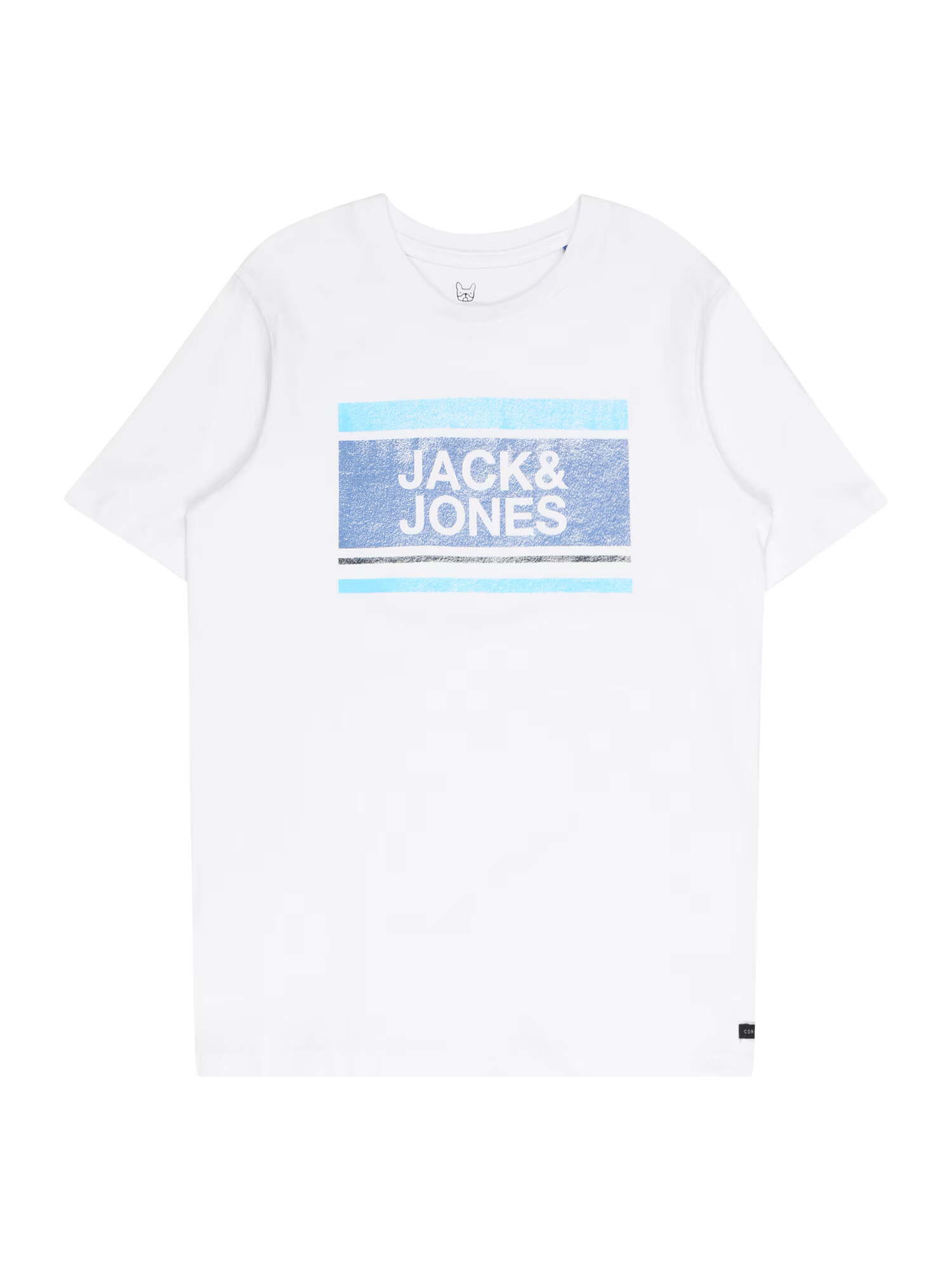 Jack & Jones Junior Tričko 'BRYAN' námornícka modrá / indigo / svetlomodrá / biela - Pepit.sk