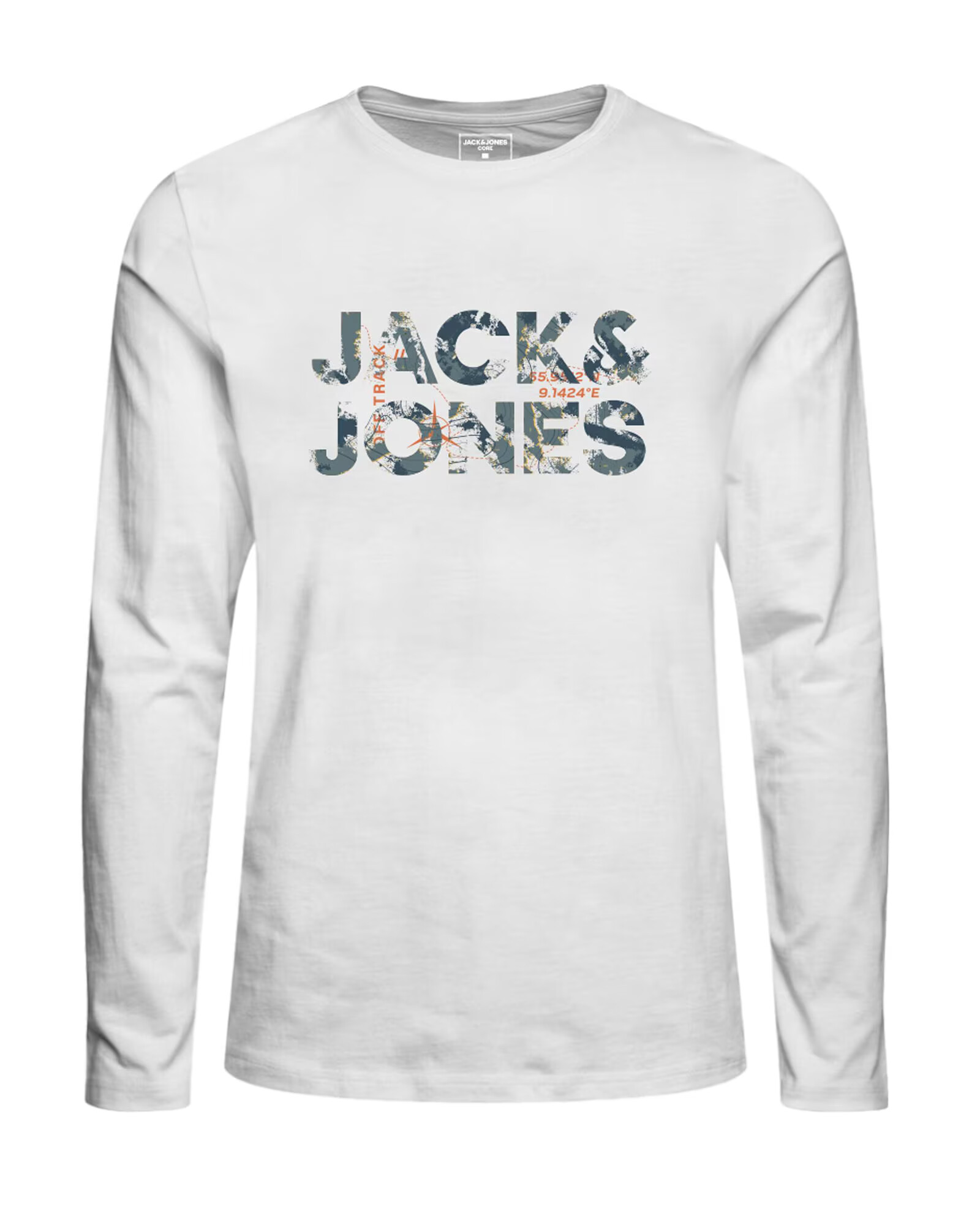 Jack & Jones Junior Tričko čadičová / olivová / oranžová / biela - Pepit.sk