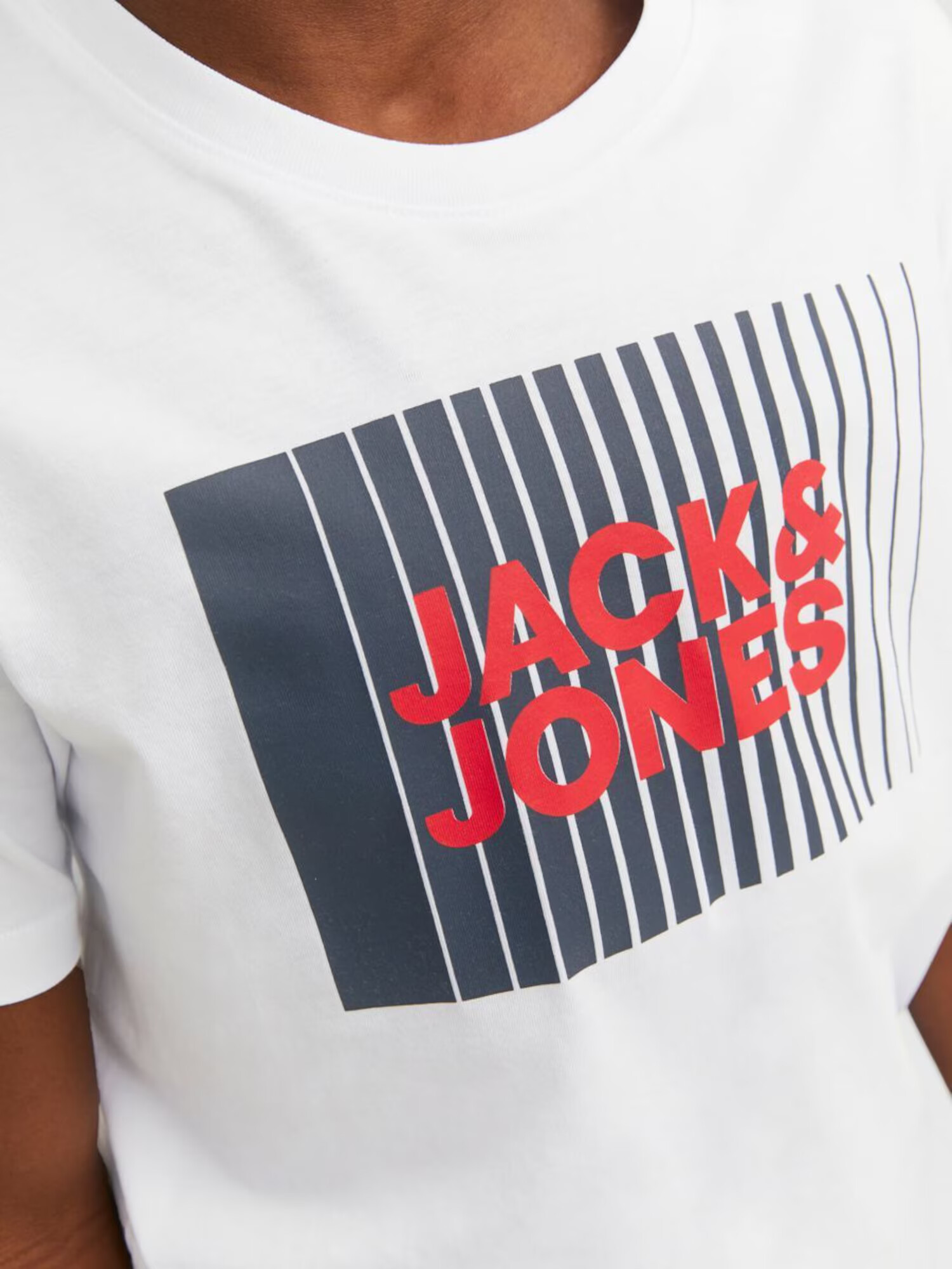 Jack & Jones Junior Tričko červená / čierna / biela - Pepit.sk