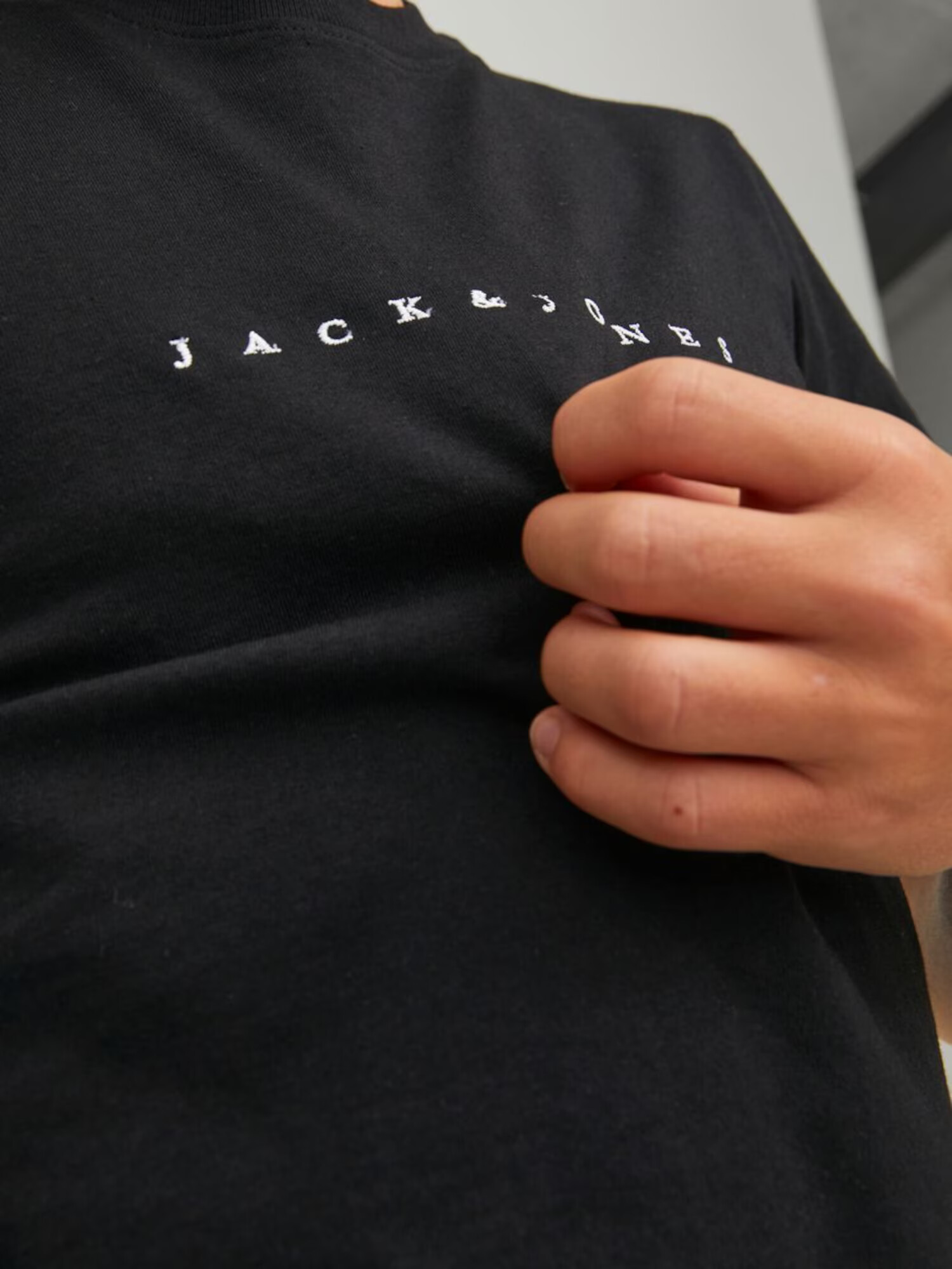 Jack & Jones Junior Tričko 'Copenhagen' čierna / biela - Pepit.sk