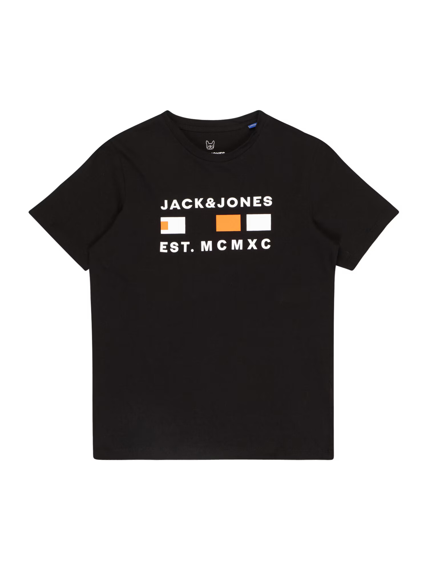 Jack & Jones Junior Tričko 'FREDDIE' oranžová / čierna / biela - Pepit.sk