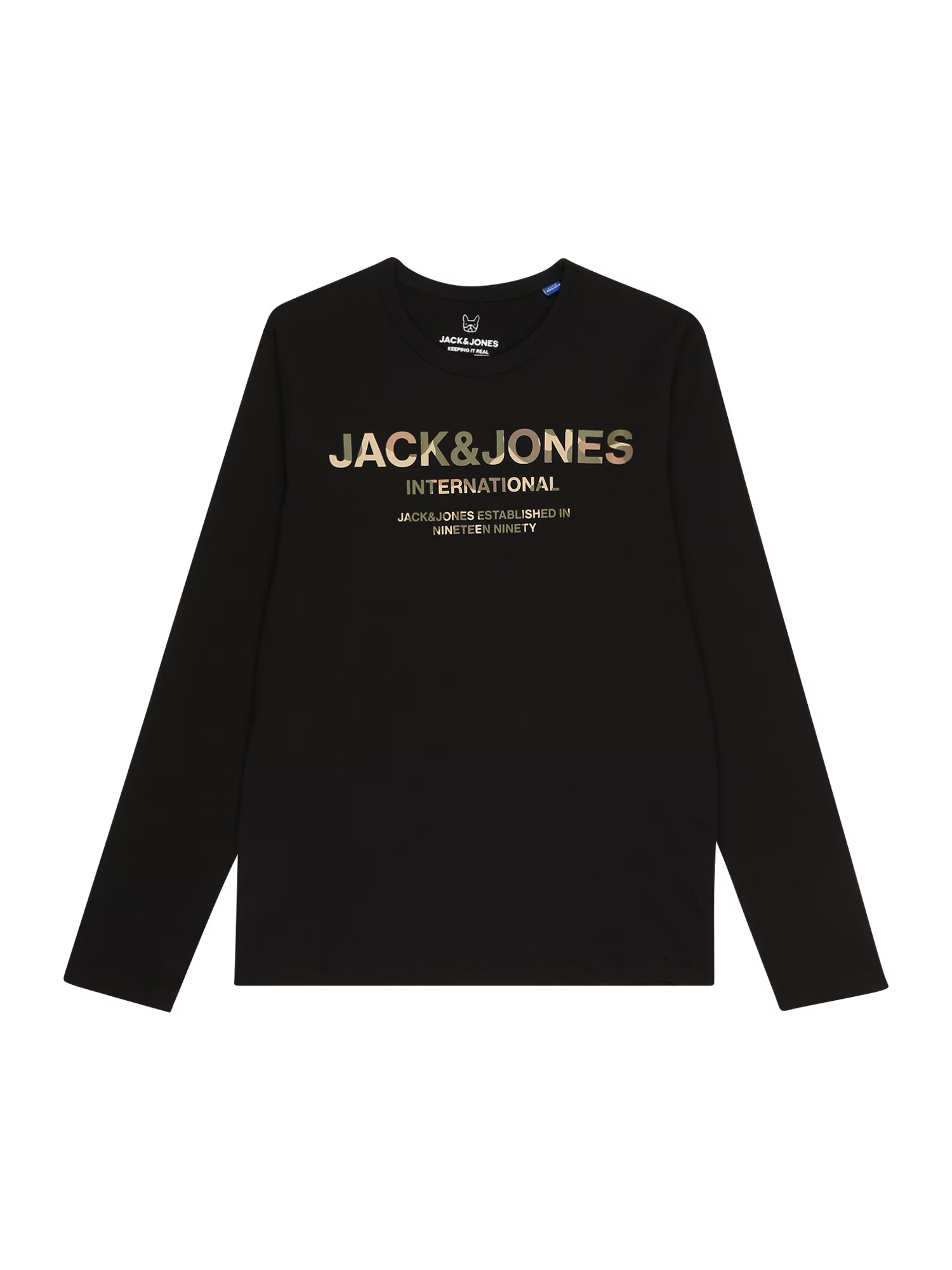 Jack & Jones Junior Tričko hnedá / olivová / čierna - Pepit.sk