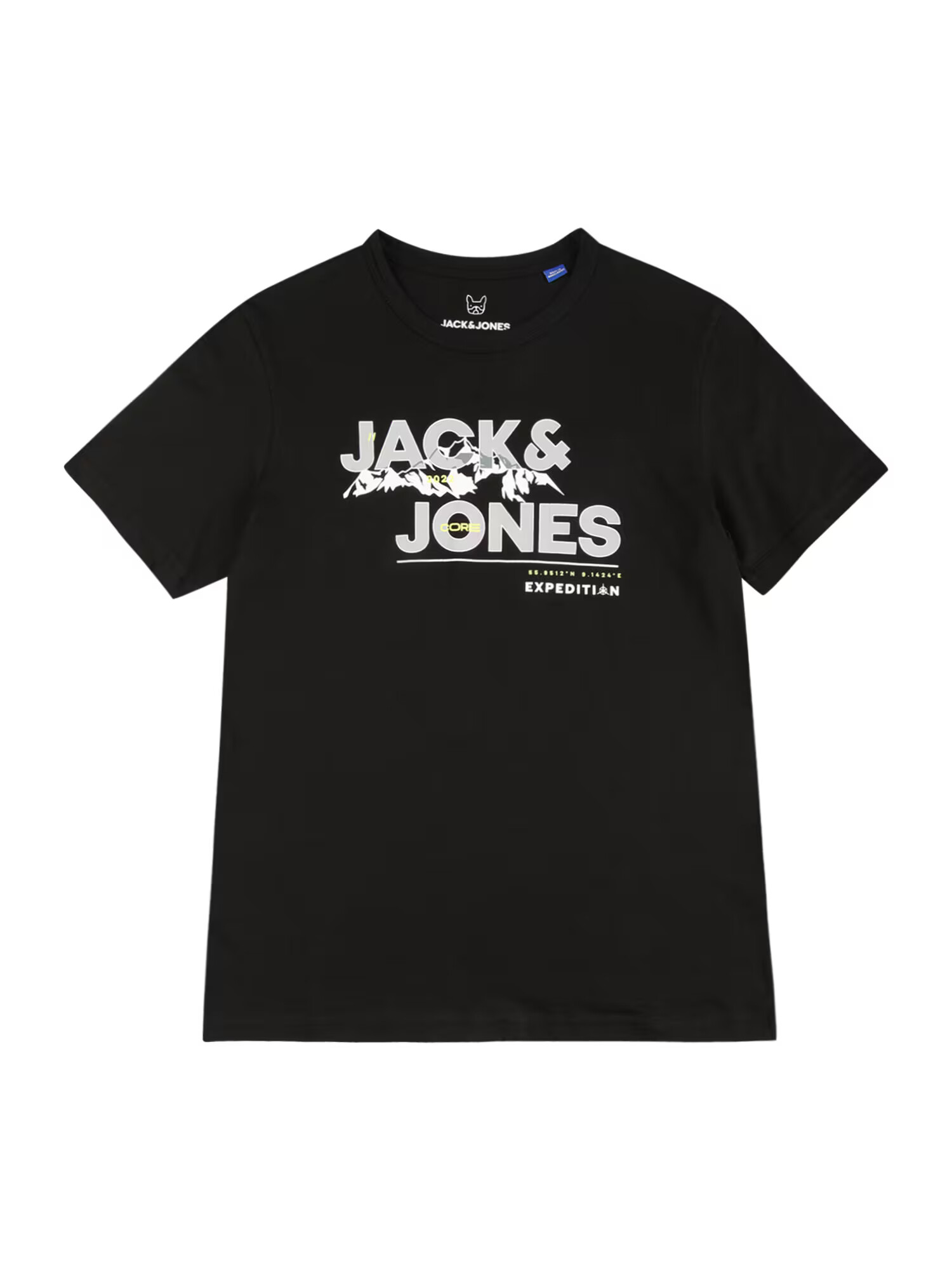 Jack & Jones Junior Tričko 'Hunter' čierna / biela - Pepit.sk