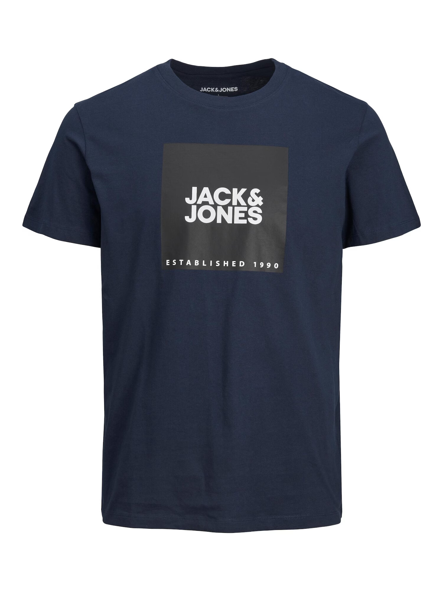 Jack & Jones Junior Tričko 'Lock' námornícka modrá / čierna / biela - Pepit.sk