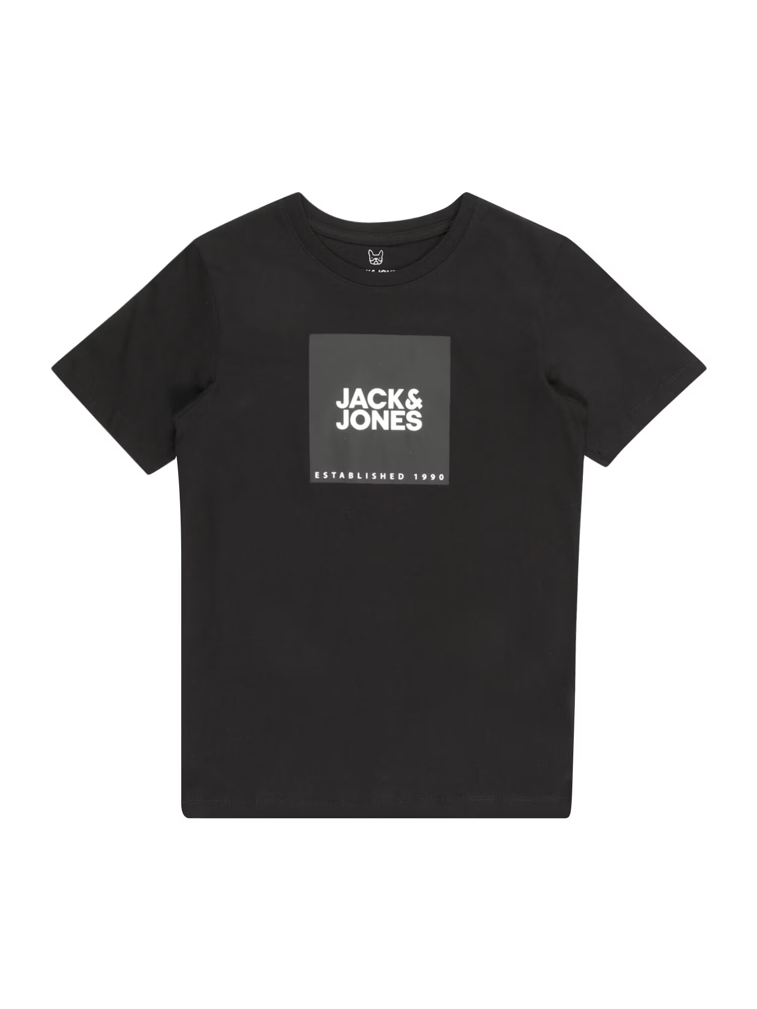 Jack & Jones Junior Tričko 'LOCK' sivá / čierna / biela - Pepit.sk