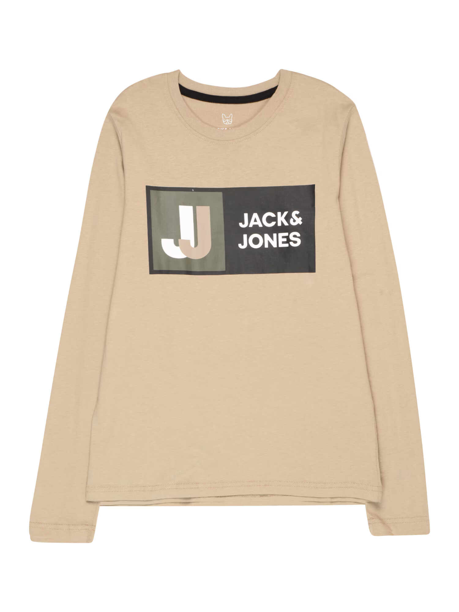 Jack & Jones Junior Tričko 'LOGAN' béžová / antracitová / kaki / biela - Pepit.sk