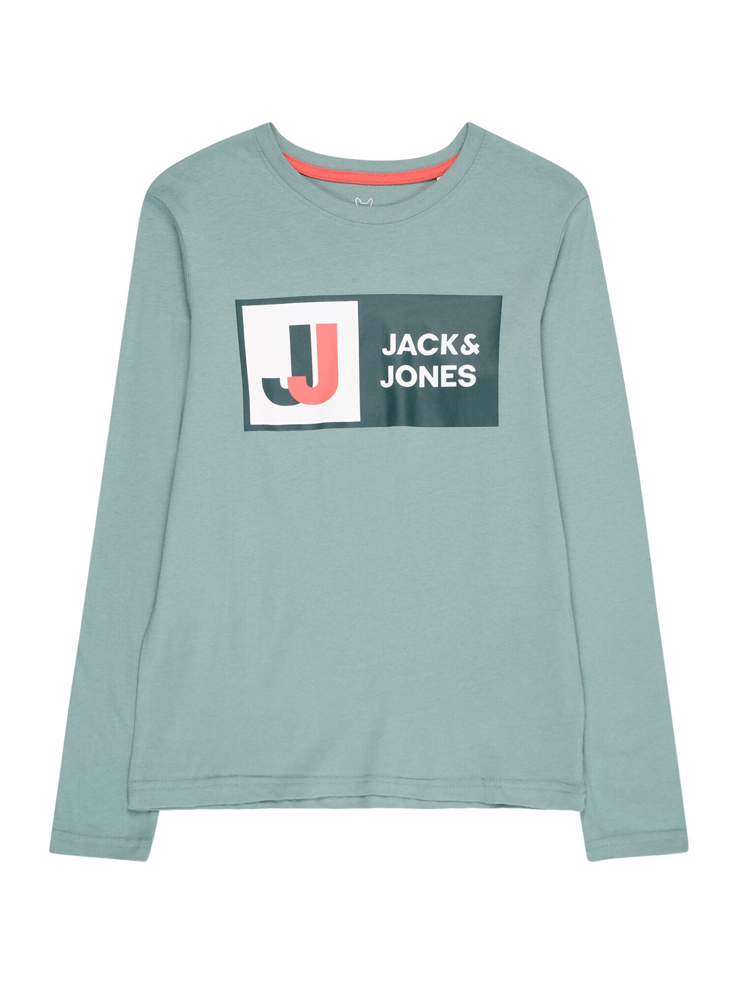 Jack & Jones Junior Tričko 'LOGAN' námornícka modrá / dymovo modrá / oranžová / šedobiela - Pepit.sk